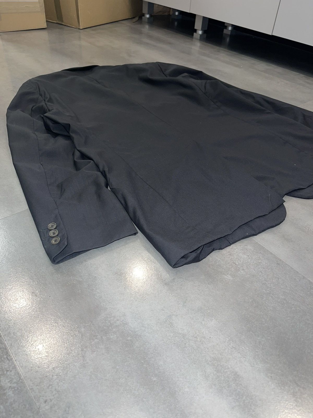 Vintage Kenzo Black Wool Stuit