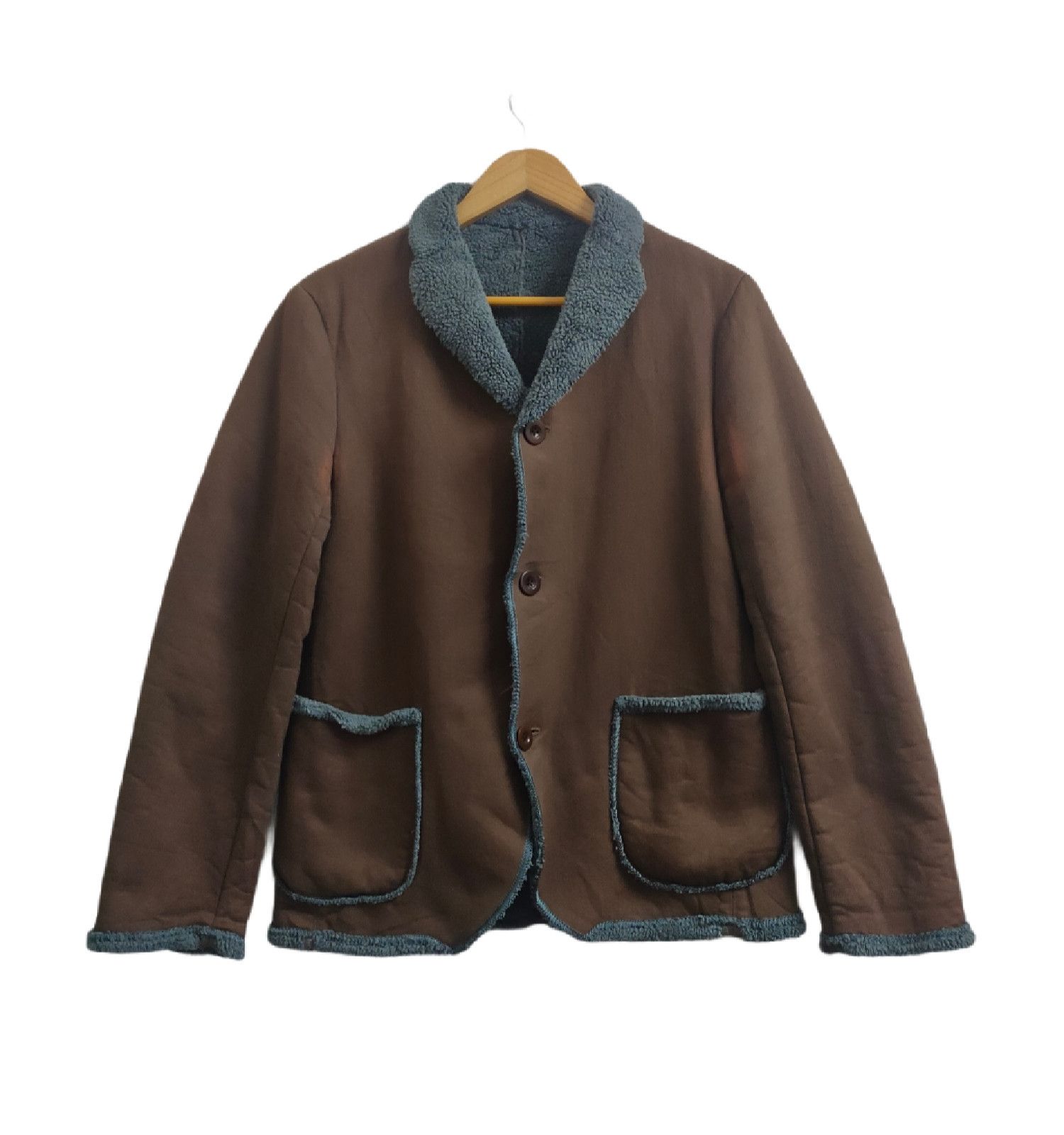 Japanese Brand × Kolor 🇯🇵 KOLOR Sherpa Lining Jacket Size US S / EU 44-46 / 1 - 1 Thumbnail