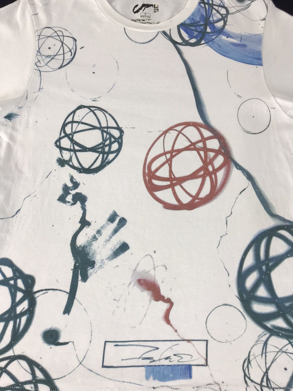 Futura × Japanese Brand Vintage Futura Abstract Expressionist Famed Graffiti Tee Size US S / EU 44-46 / 1 - 3 Thumbnail