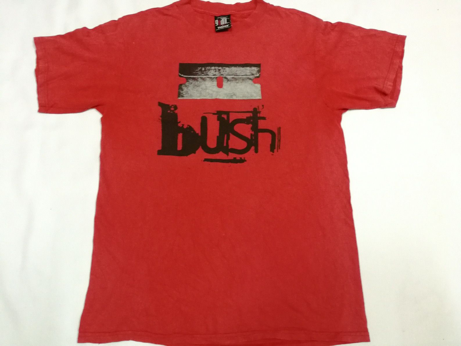 Vintage 90s BUSH Band Razorblade Suitcase Grunge Rock Tee 