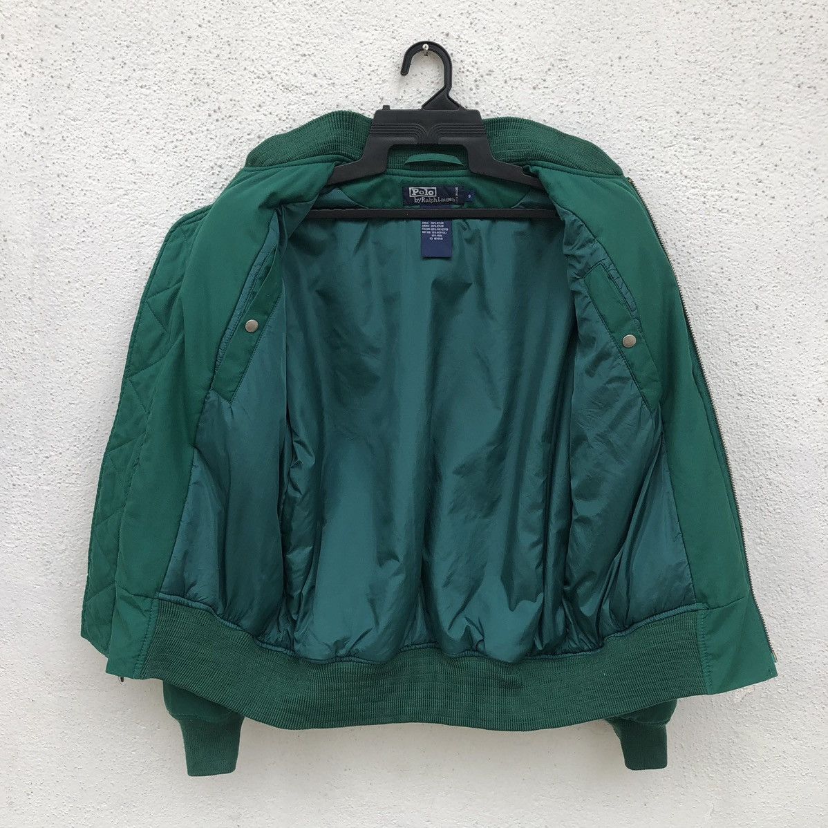Polo Ralph Lauren Vintage Polo By Ralph Lauren Green Bomber Jacket Size US S / EU 44-46 / 1 - 5 Thumbnail