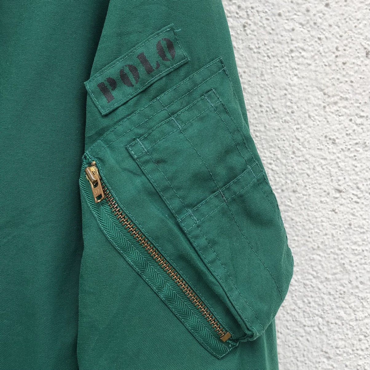 Polo Ralph Lauren Vintage Polo By Ralph Lauren Green Bomber Jacket Size US S / EU 44-46 / 1 - 8 Thumbnail