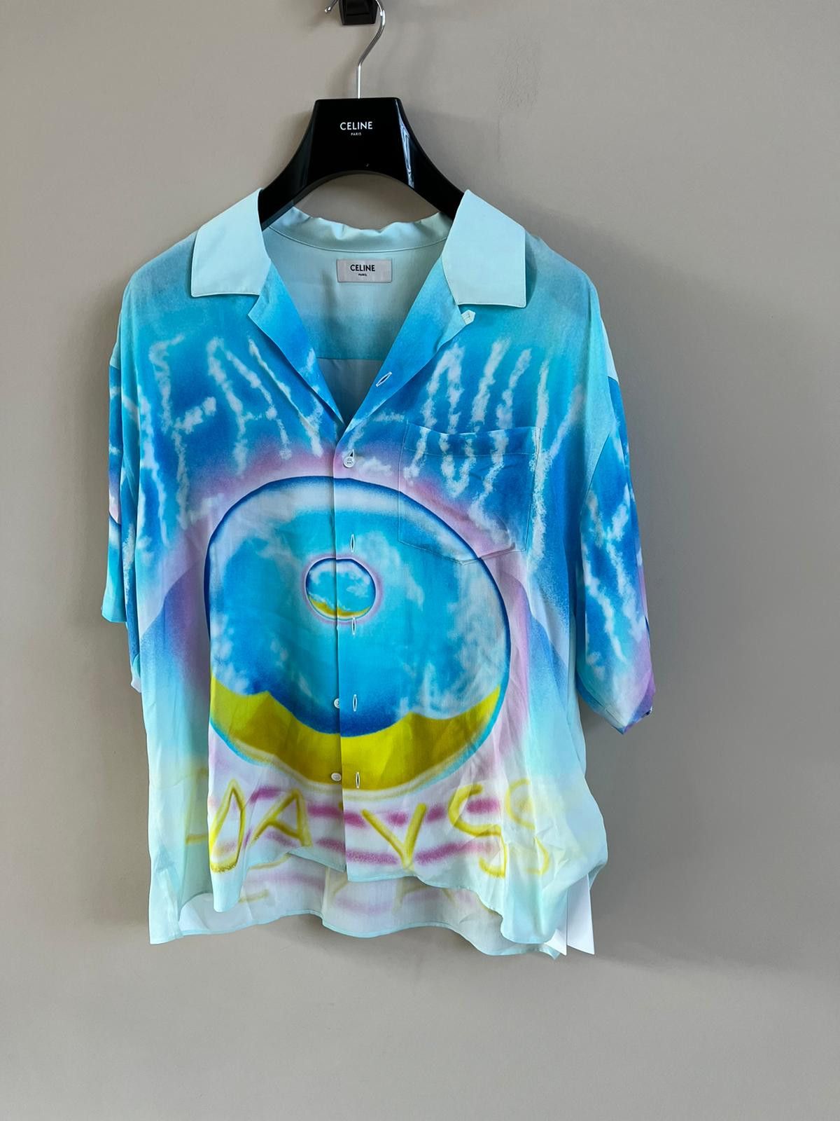 Celine Heavenly Days Button Up in Blue Size US L / EU 52-54 / 3 - 6 Thumbnail