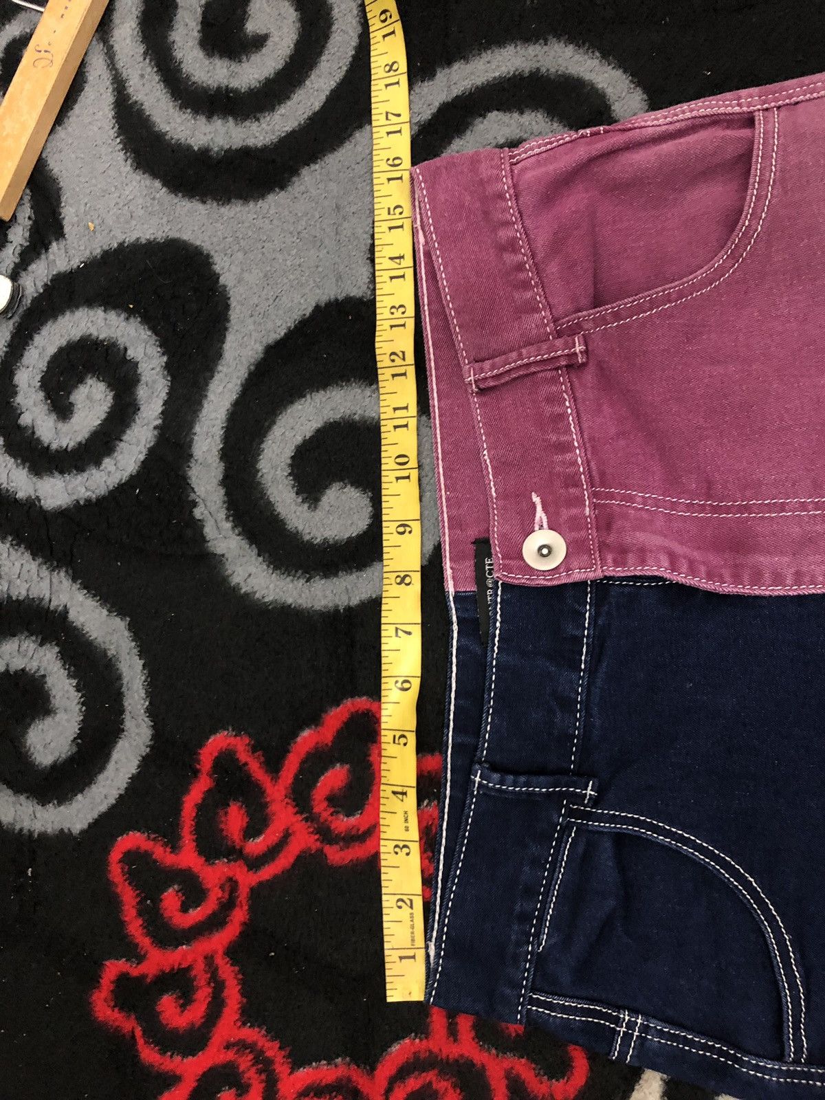 Japanese Brand Japanese Brand Contr@cte Two Colour Denim Size US 32 / EU 48 - 7 Thumbnail