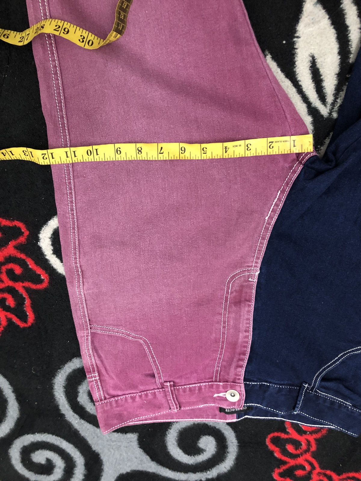 Japanese Brand Japanese Brand Contr@cte Two Colour Denim Size US 32 / EU 48 - 11 Thumbnail