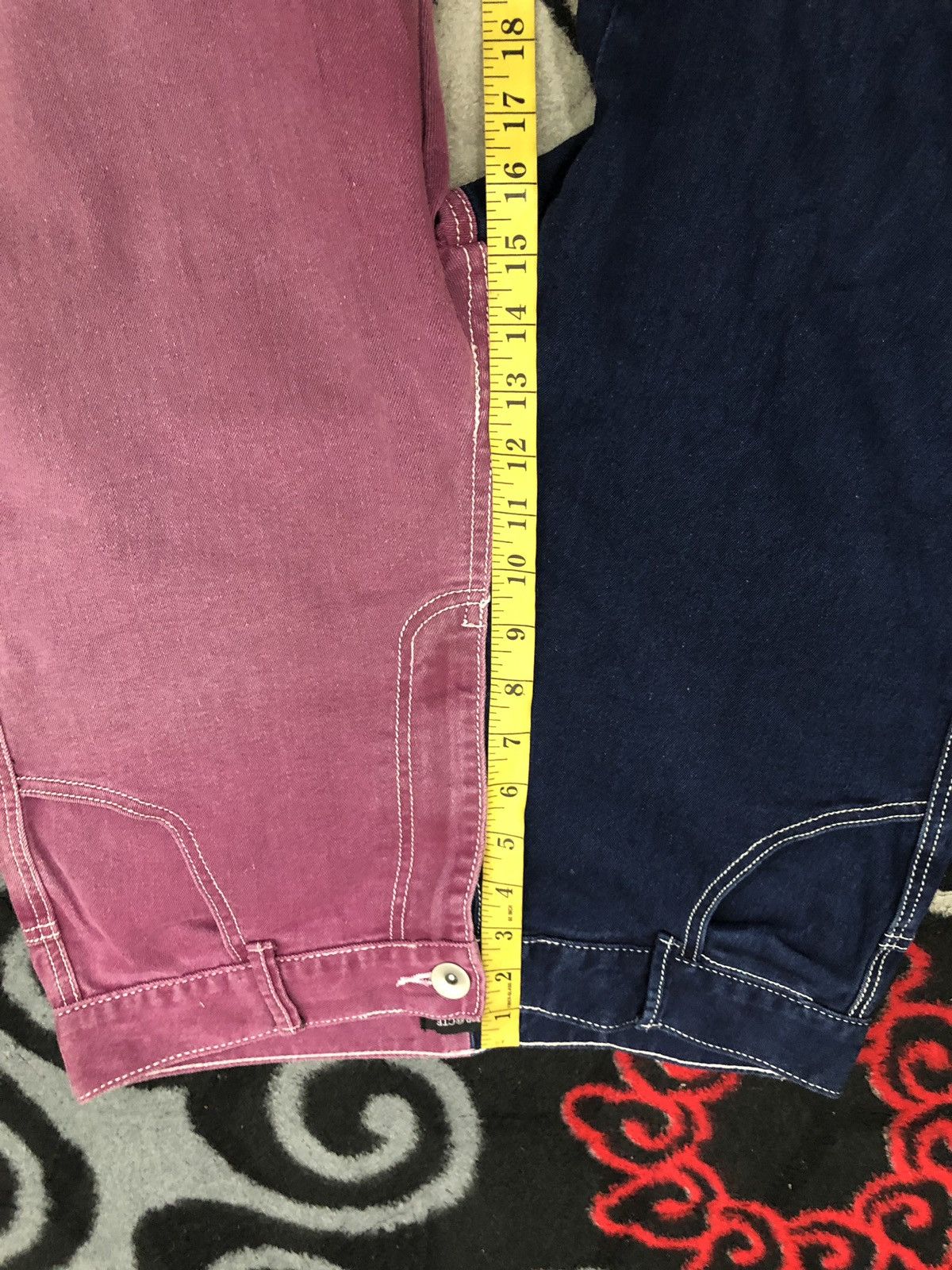 Japanese Brand Japanese Brand Contr@cte Two Colour Denim Size US 32 / EU 48 - 10 Thumbnail