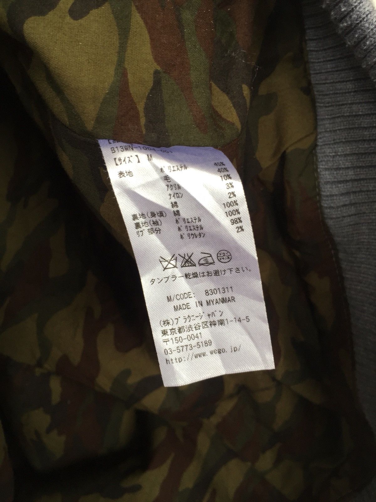 Japanese Brand Browny 🇯🇵 NY Logo Camouflage Wool Varsity Jacket Size US M / EU 48-50 / 2 - 7 Thumbnail