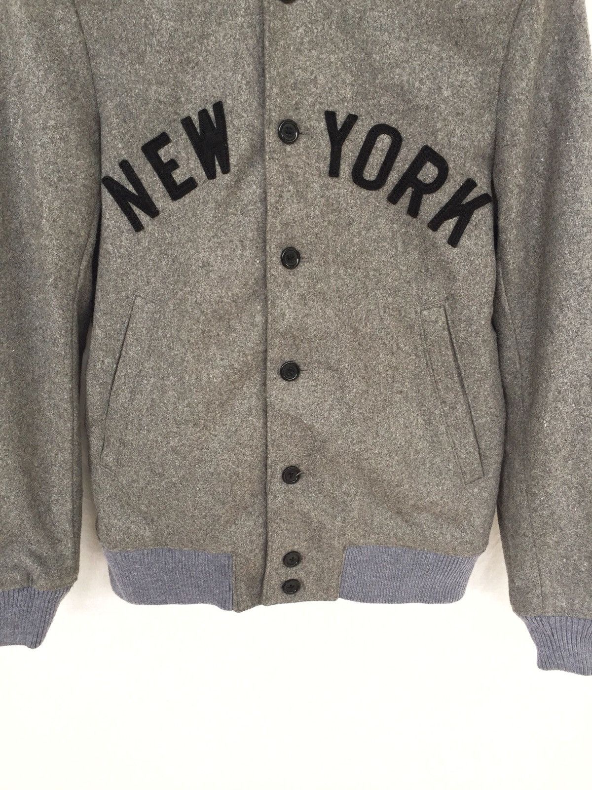 Japanese Brand Browny 🇯🇵 NY Logo Camouflage Wool Varsity Jacket Size US M / EU 48-50 / 2 - 4 Thumbnail