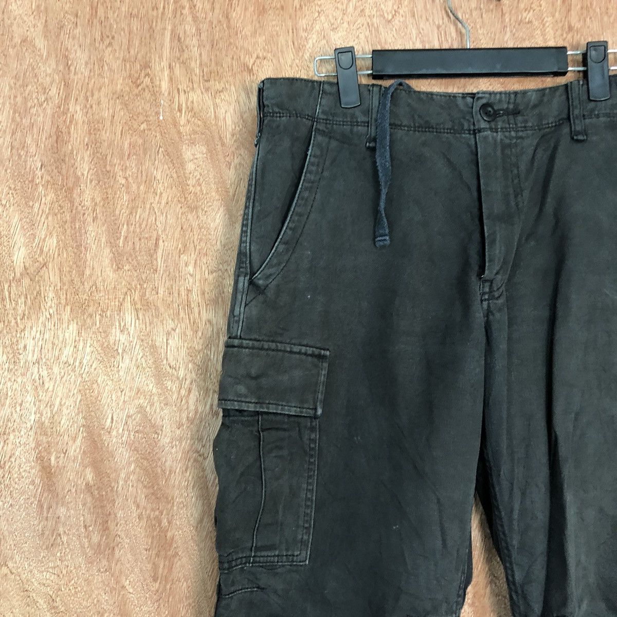 Japanese Brand Uniqlo Black Multipocket Tactical Cargo Pants #c833 Size US 30 / EU 46 - 5 Thumbnail
