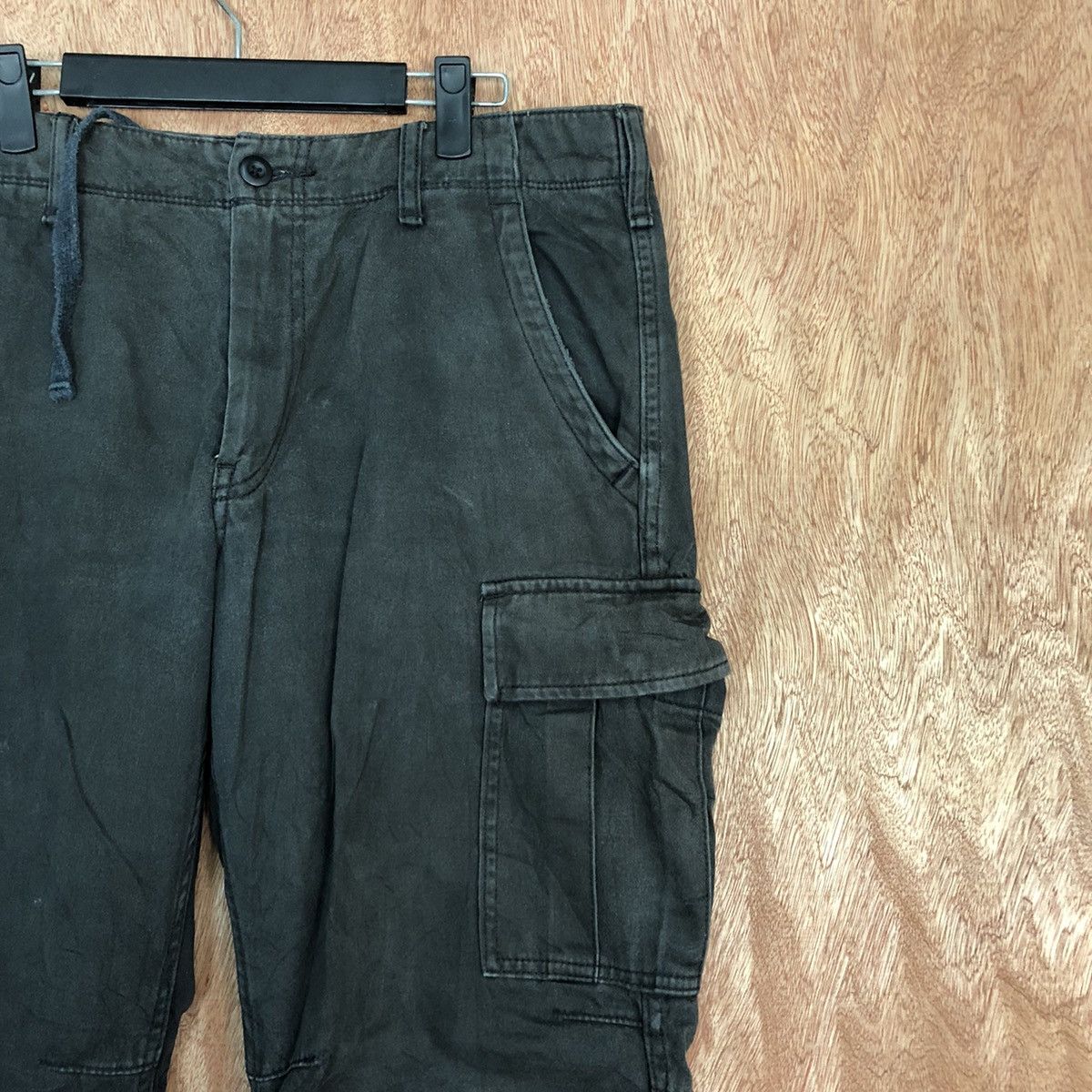 Japanese Brand Uniqlo Black Multipocket Tactical Cargo Pants #c833 Size US 30 / EU 46 - 4 Thumbnail