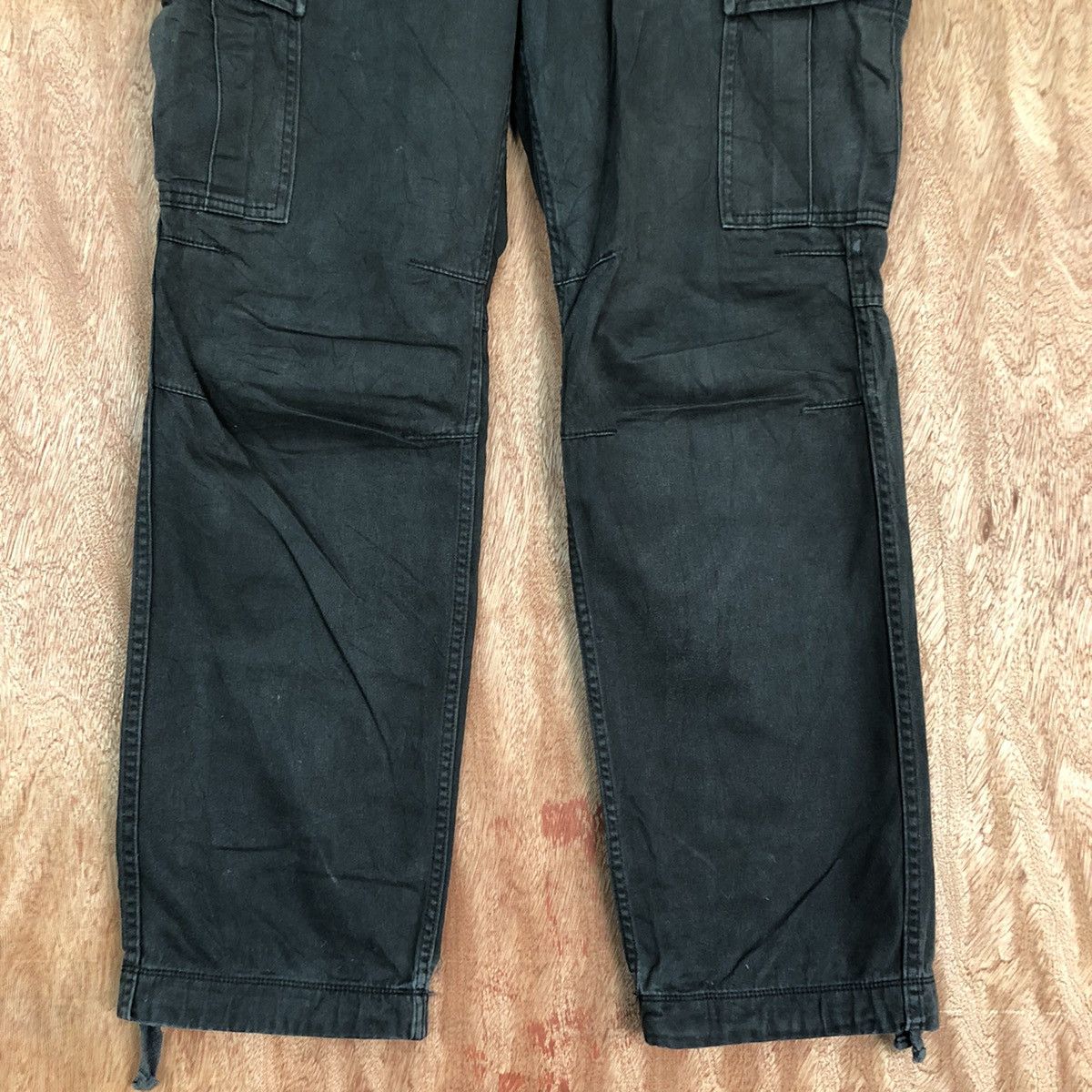 Japanese Brand Uniqlo Black Multipocket Tactical Cargo Pants #c833 Size US 30 / EU 46 - 3 Thumbnail