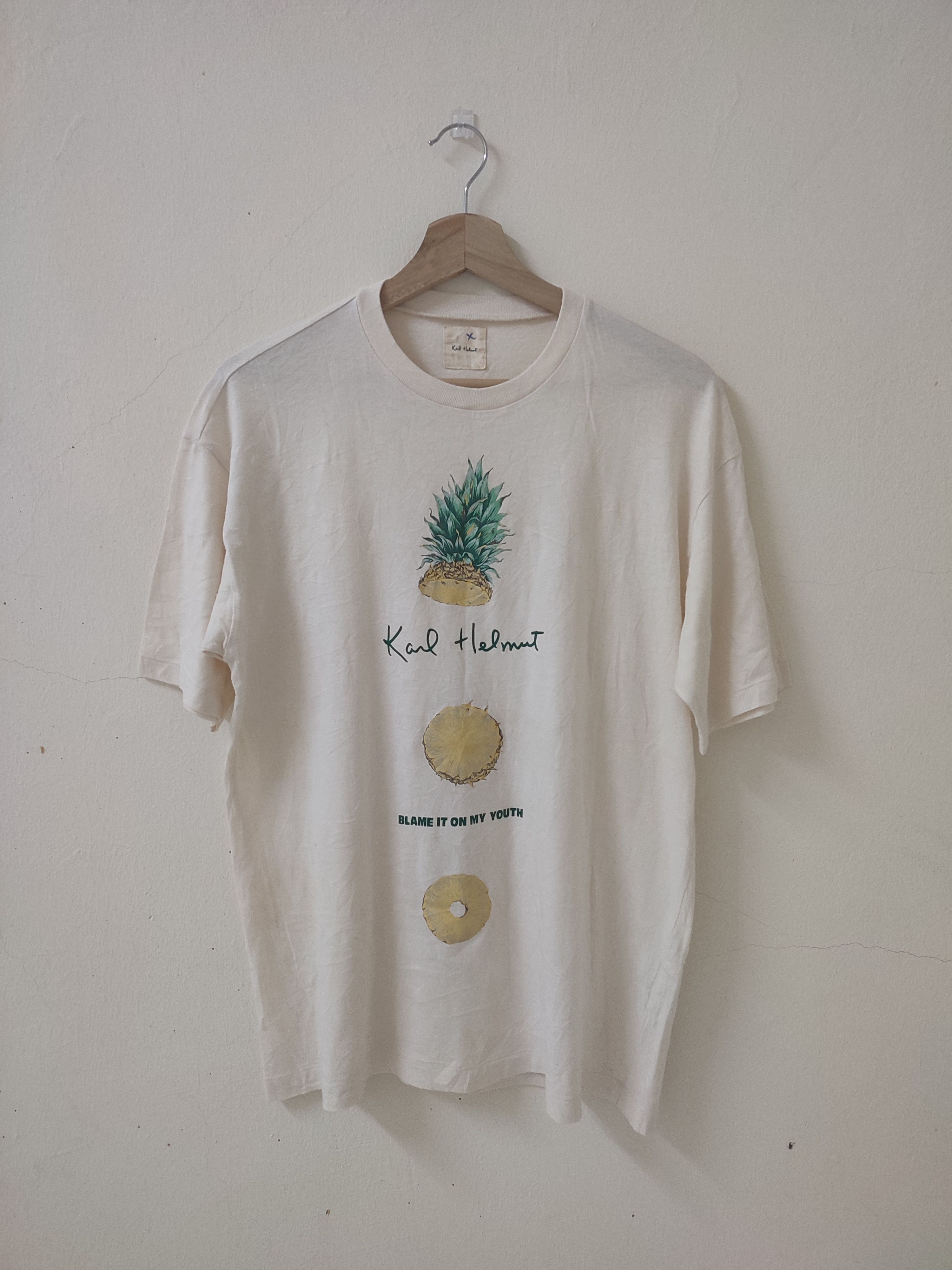 Japanese Brand × Karl Helmut 🔥RARE 🔥 KARL HELMUT TEE Size US L / EU 52-54 / 3 - 1 Thumbnail