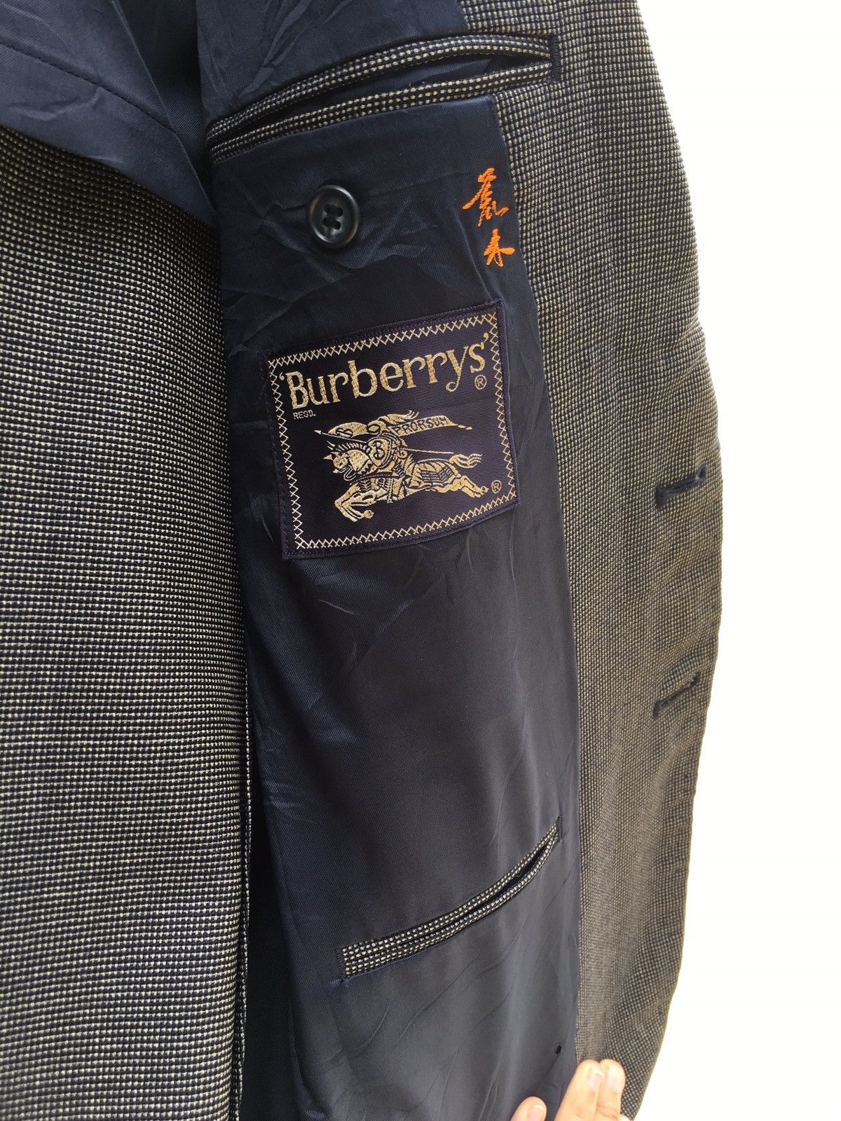 Burberry Vintage Burberry Men Blazer/ Workwear Suit Size 38R - 9 Thumbnail