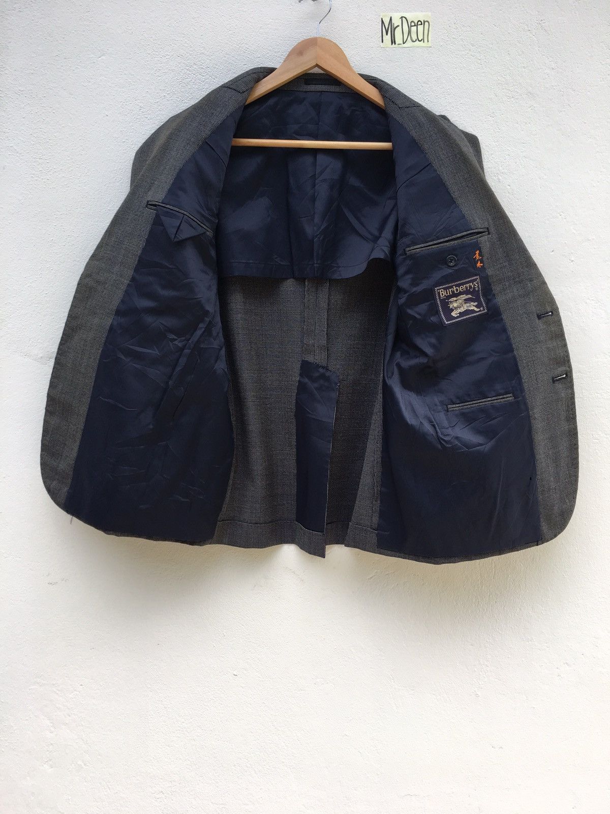 Burberry Vintage Burberry Men Blazer/ Workwear Suit Size 38R - 13 Thumbnail
