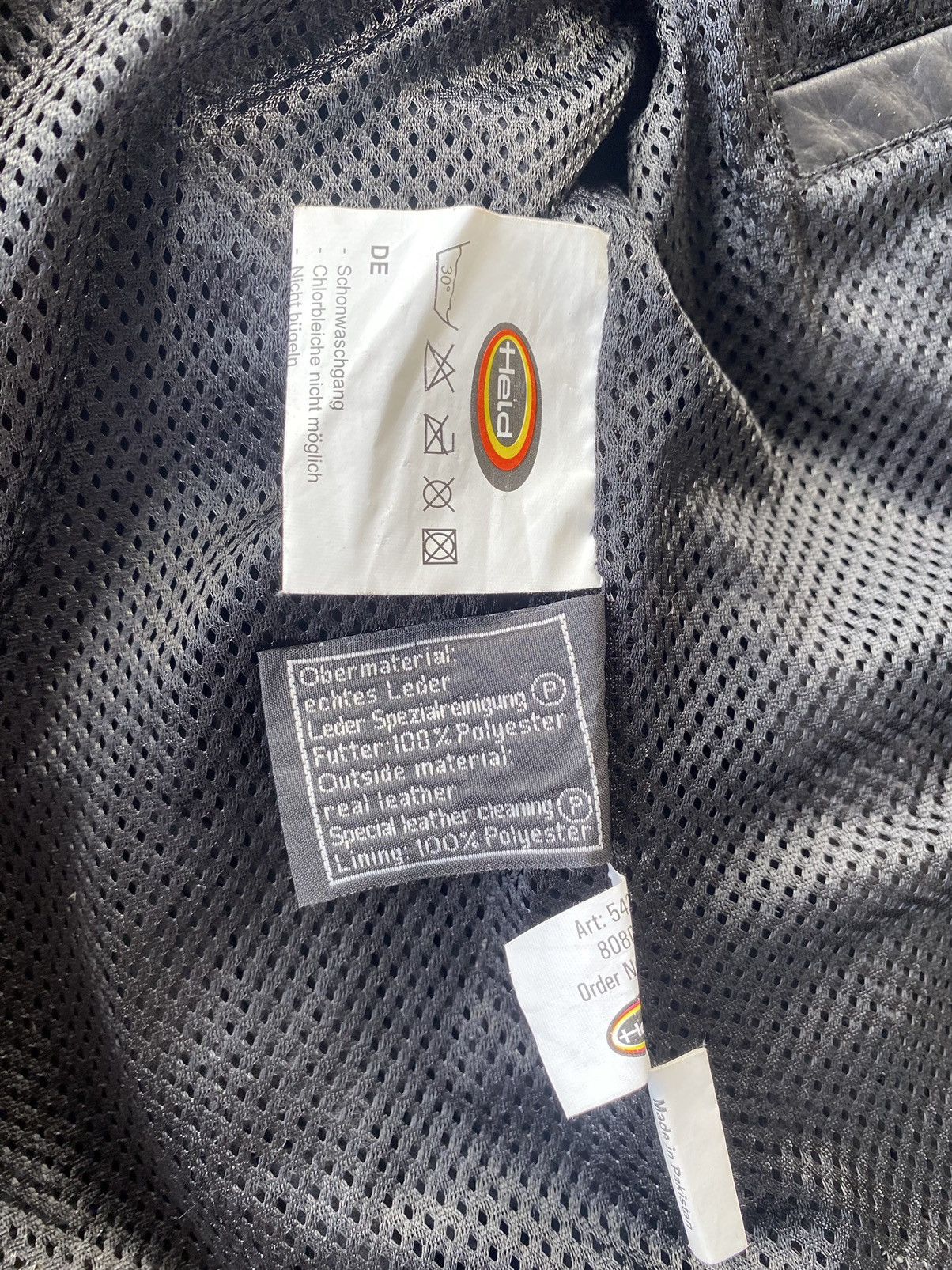 Vintage 600€ Held moto genuine leather racing jacket ramones Size US L / EU 52-54 / 3 - 6 Thumbnail