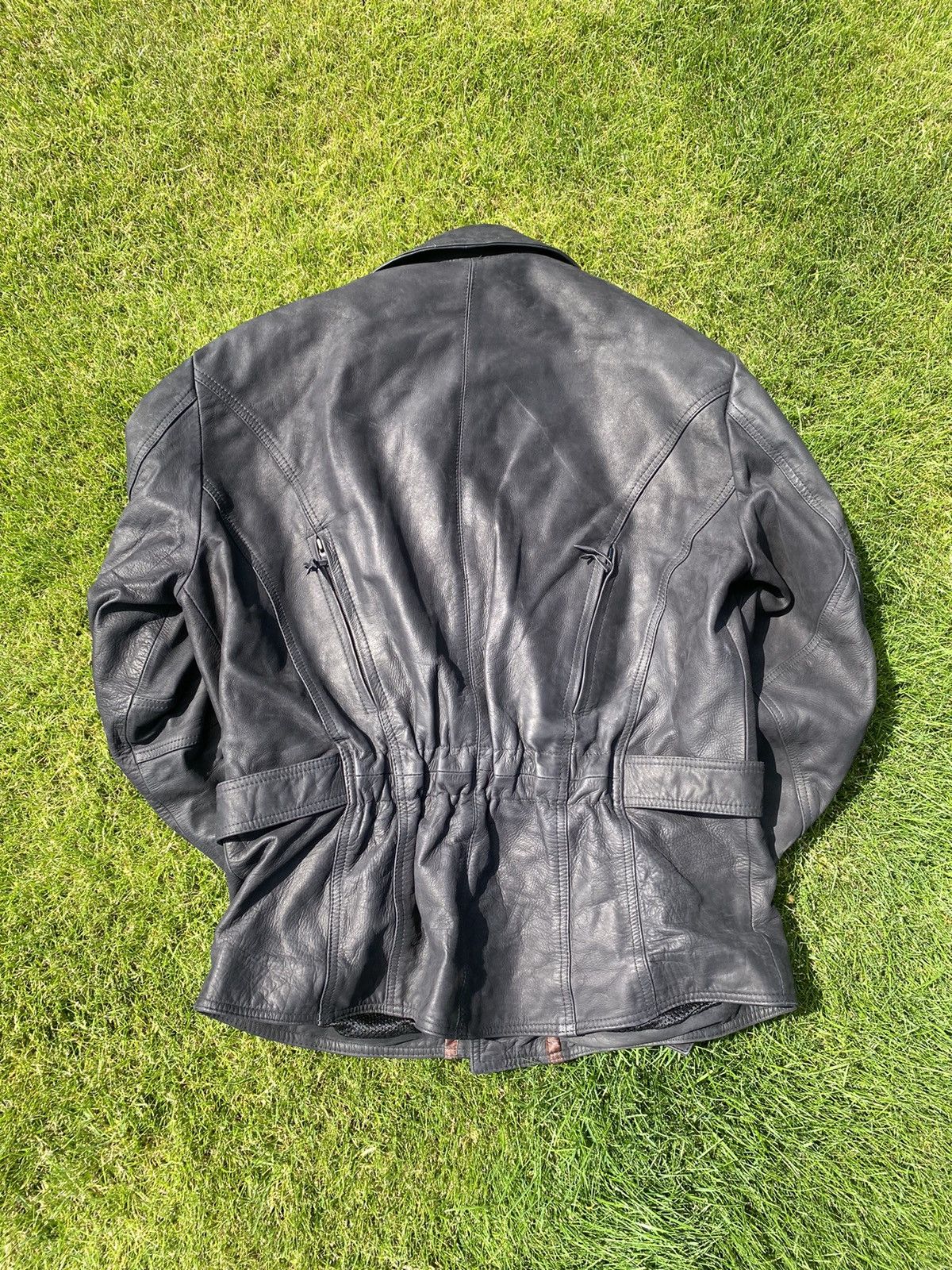 Vintage 600€ Held moto genuine leather racing jacket ramones Size US L / EU 52-54 / 3 - 2 Thumbnail