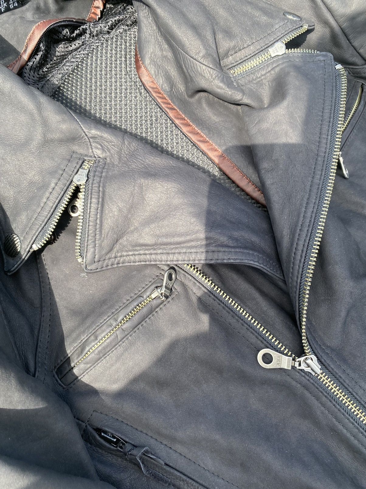Vintage 600€ Held moto genuine leather racing jacket ramones Size US L / EU 52-54 / 3 - 3 Thumbnail