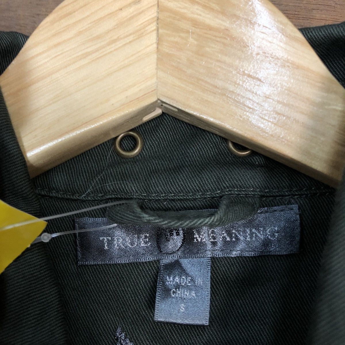 Japanese Brand DL True Meaning art embroidered army Green #3111 Size US S / EU 44-46 / 1 - 13 Thumbnail