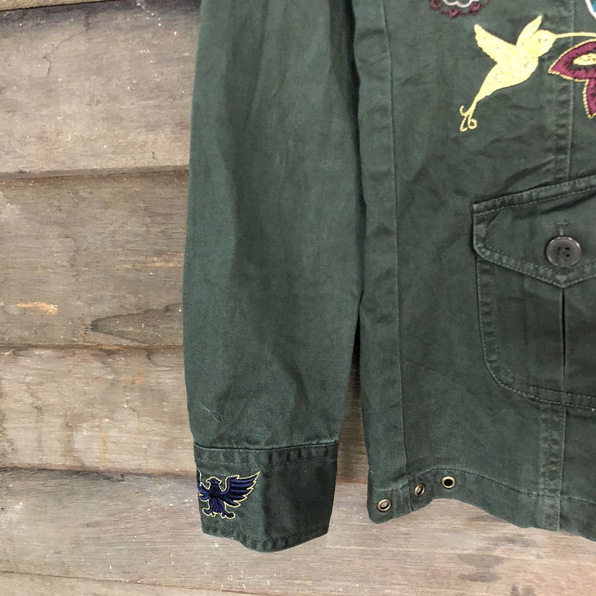 Japanese Brand DL True Meaning art embroidered army Green #3111 Size US S / EU 44-46 / 1 - 6 Thumbnail