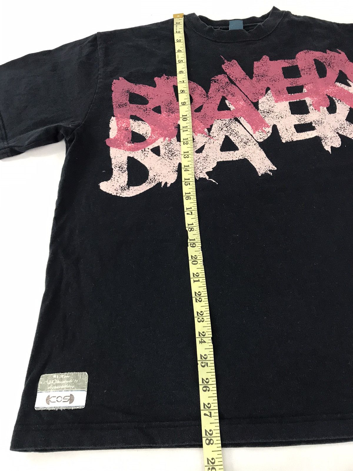 Japanese Brand × Vintage Cosine Bravery Paint Style Big Logo Spell Out Tee Size US XL / EU 56 / 4 - 11 Thumbnail