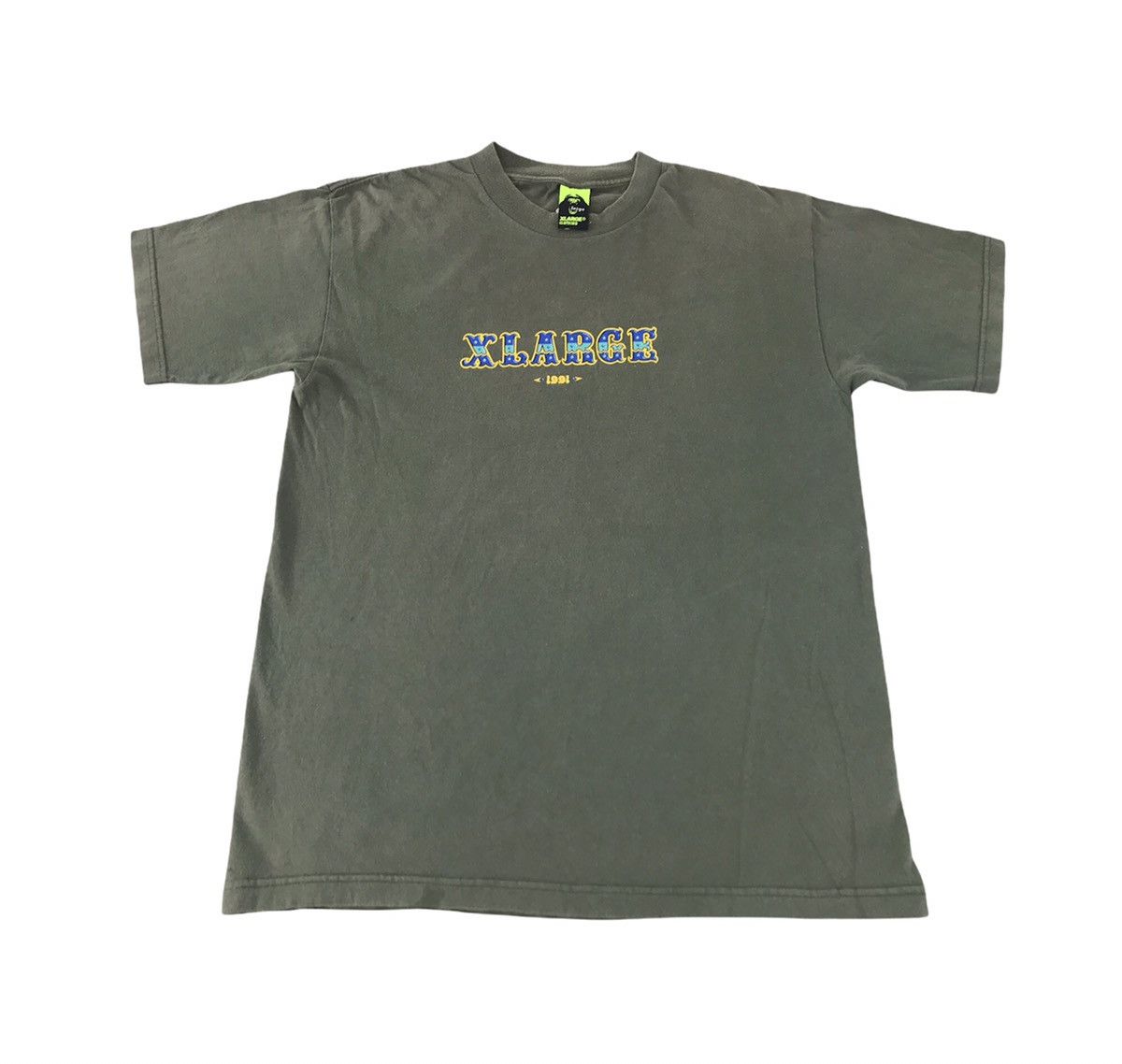 Vintage × X-LARGE Vintage X-Large Clothing 1991 Spell Out Skate Tee Size US L / EU 52-54 / 3 - 1 Thumbnail