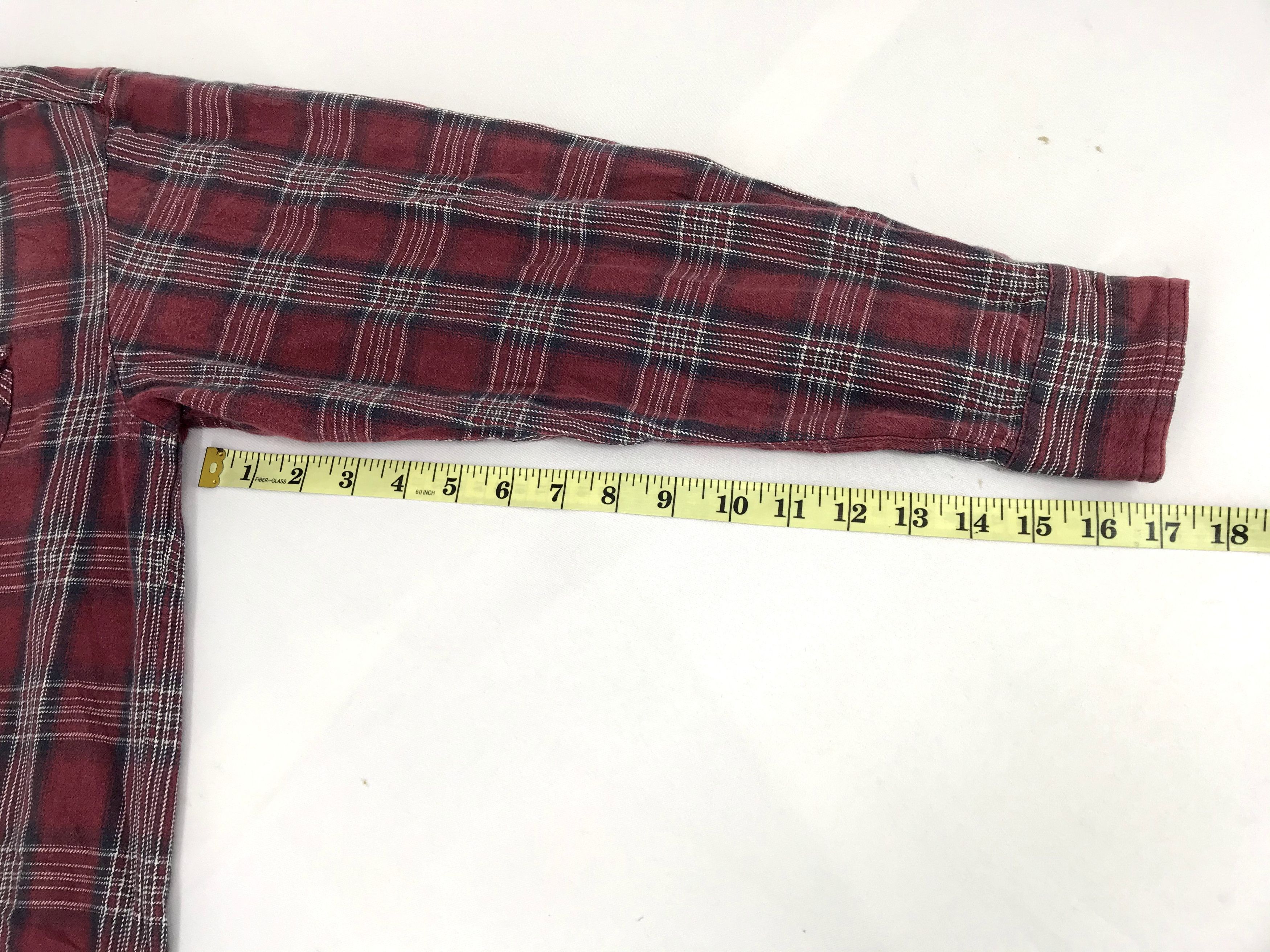 Flannel Vintage First Down Flannel Casual Shirt Double Pockets Size US L / EU 52-54 / 3 - 9 Thumbnail