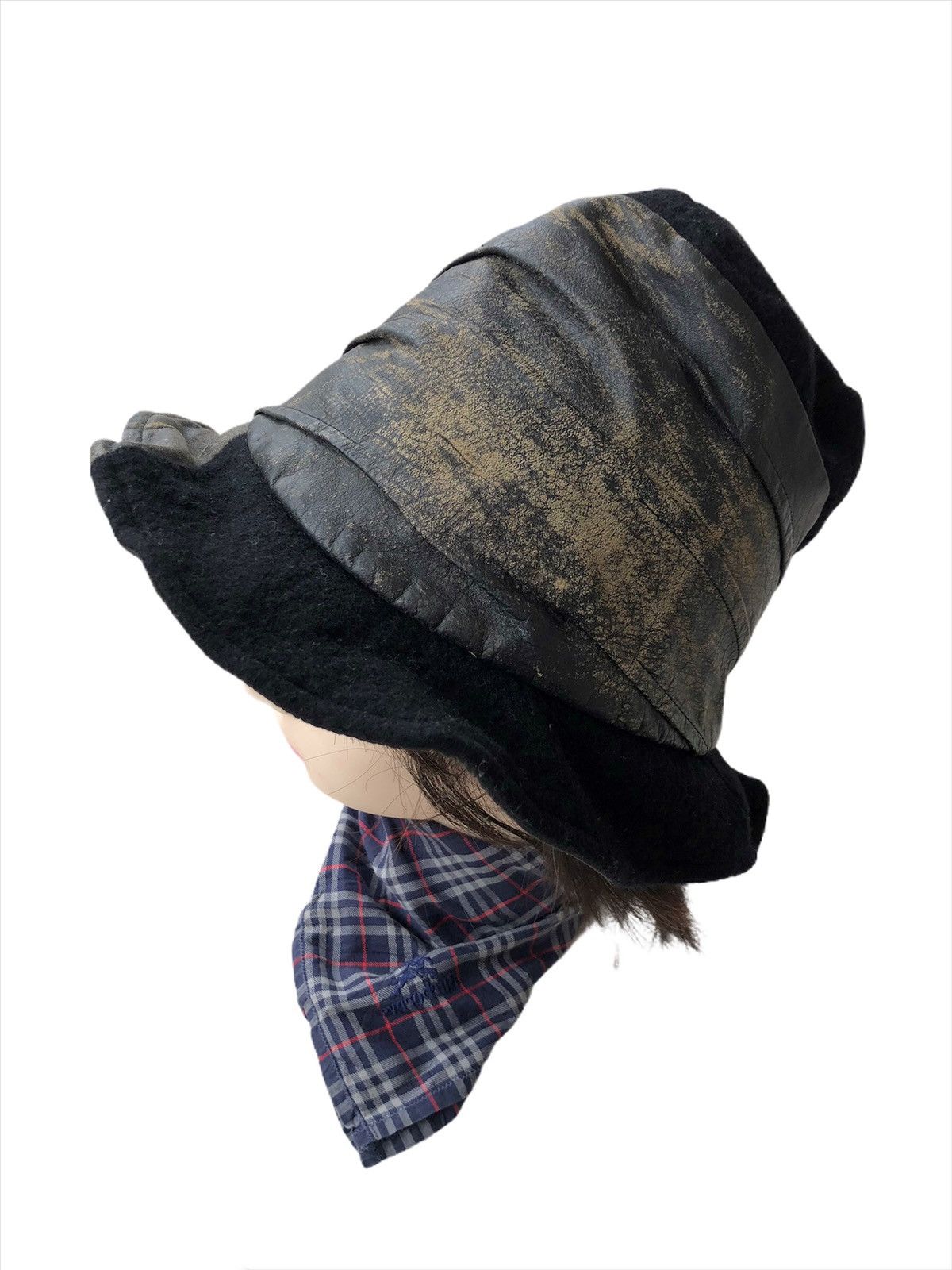 CA4LA ARCHIVE🔥CA4LA🇯🇵 Hybrid Horse Skin Wool 🧙‍♀️ Hat Size ONE SIZE - 3 Thumbnail