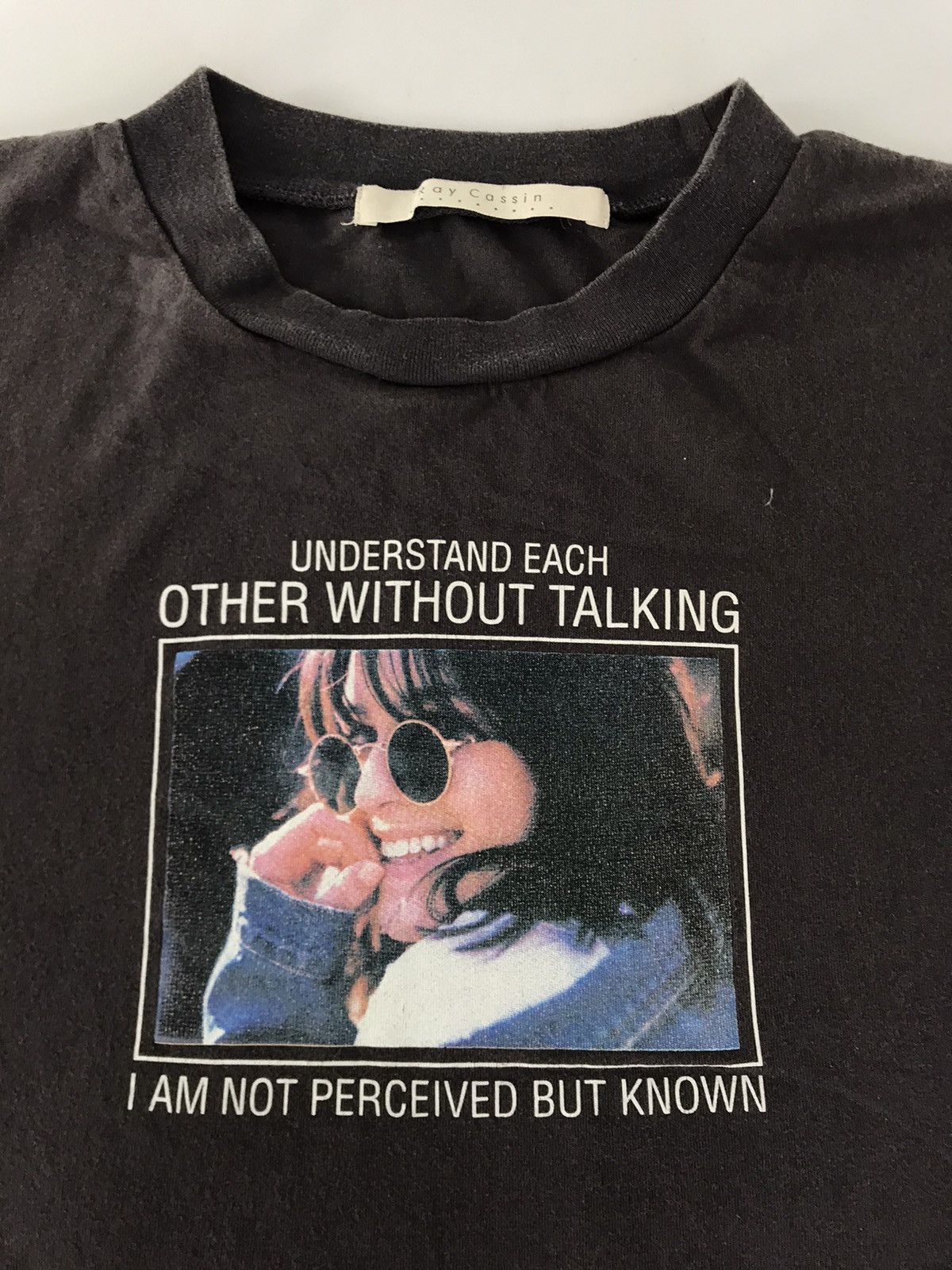 Japanese Brand Ray Cassin Each Other Without Talking Box Girl Logo Printed Size US XL / EU 56 / 4 - 2 Thumbnail