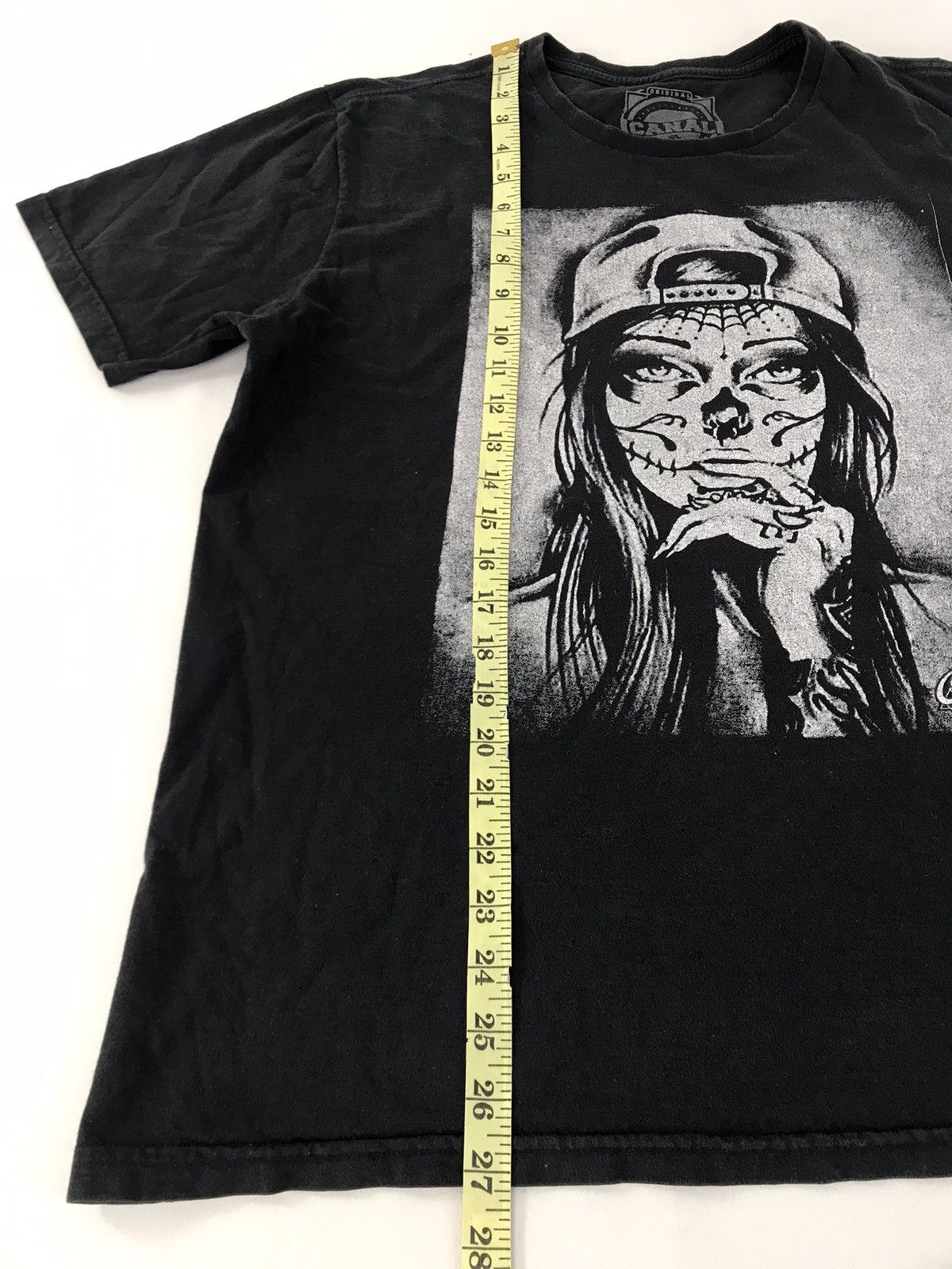 Japanese Brand × Rap Tees Canal Outfit Original Brand Big Box Girl Bone Printed Size US L / EU 52-54 / 3 - 7 Thumbnail