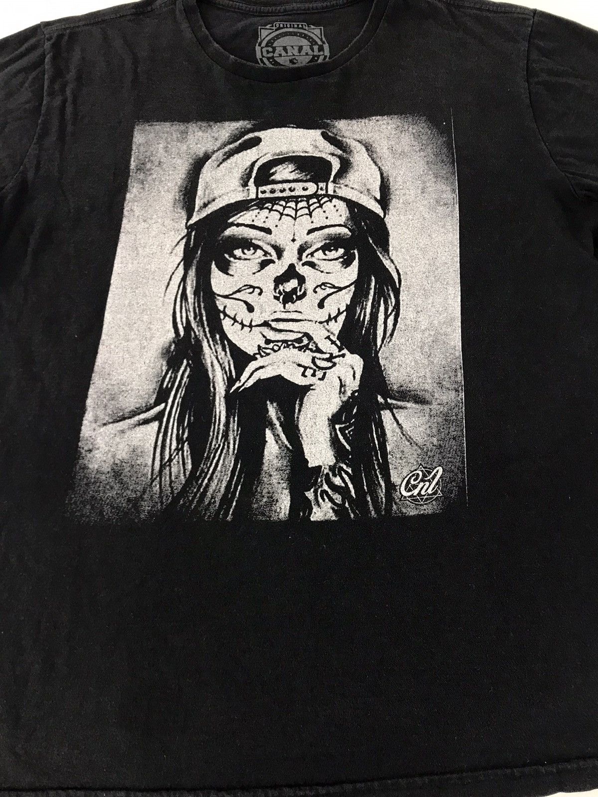 Japanese Brand × Rap Tees Canal Outfit Original Brand Big Box Girl Bone Printed Size US L / EU 52-54 / 3 - 2 Thumbnail