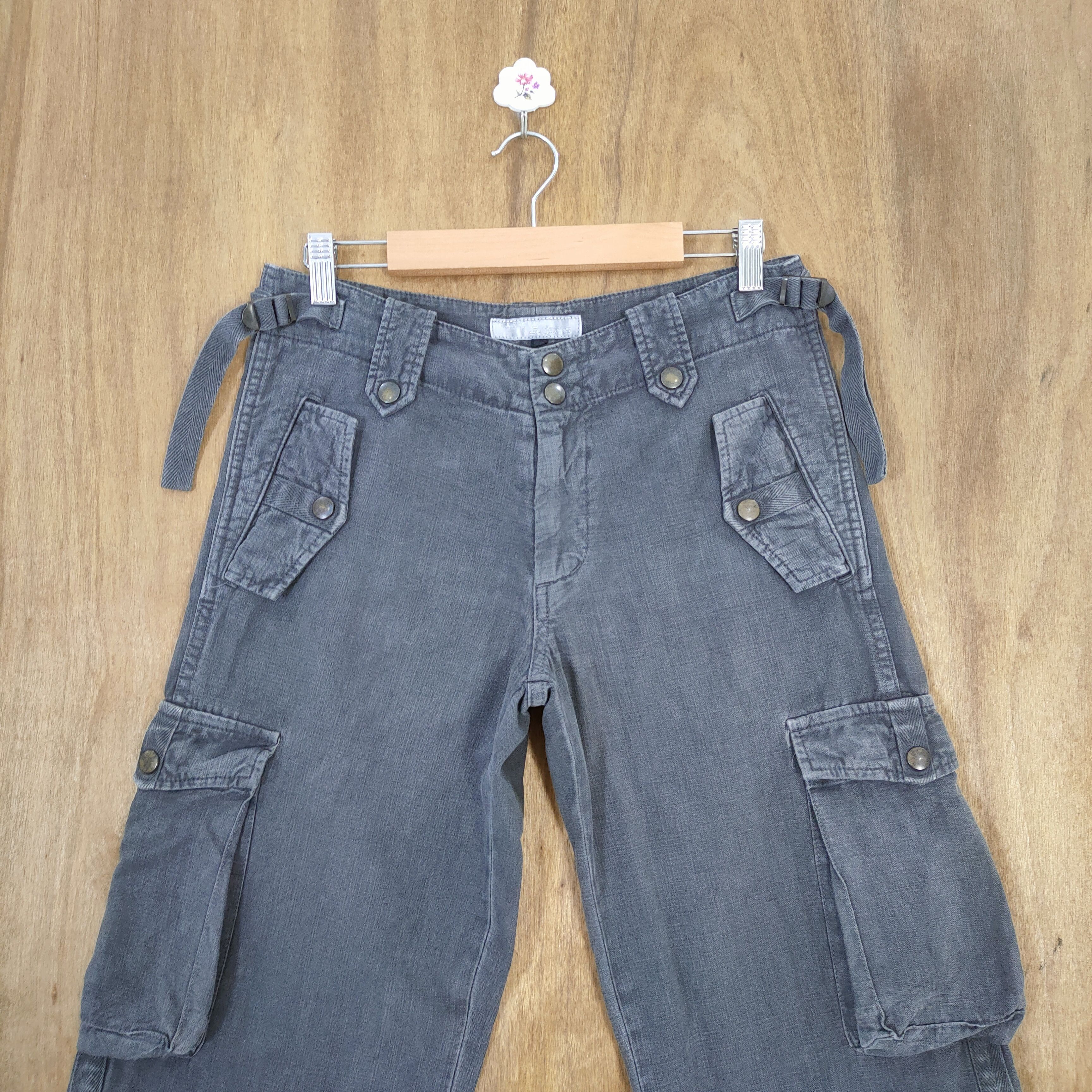 Vision Streetwear VINTAGE JAPANESE BONDAGE CARGO PANTS Size US 30 / EU 46 - 4 Thumbnail