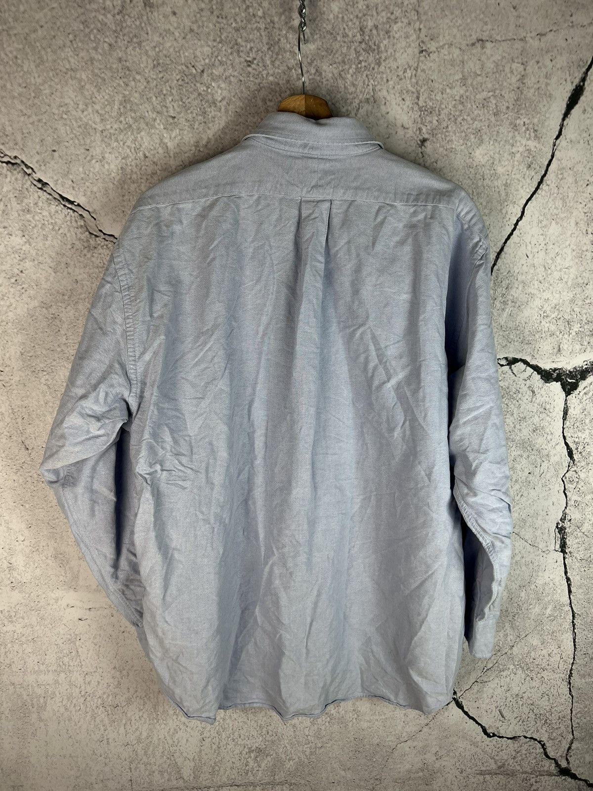 Burberry Vintage Thomas Burberry blue logo button up shirt Size US XL / EU 56 / 4 - 2 Thumbnail
