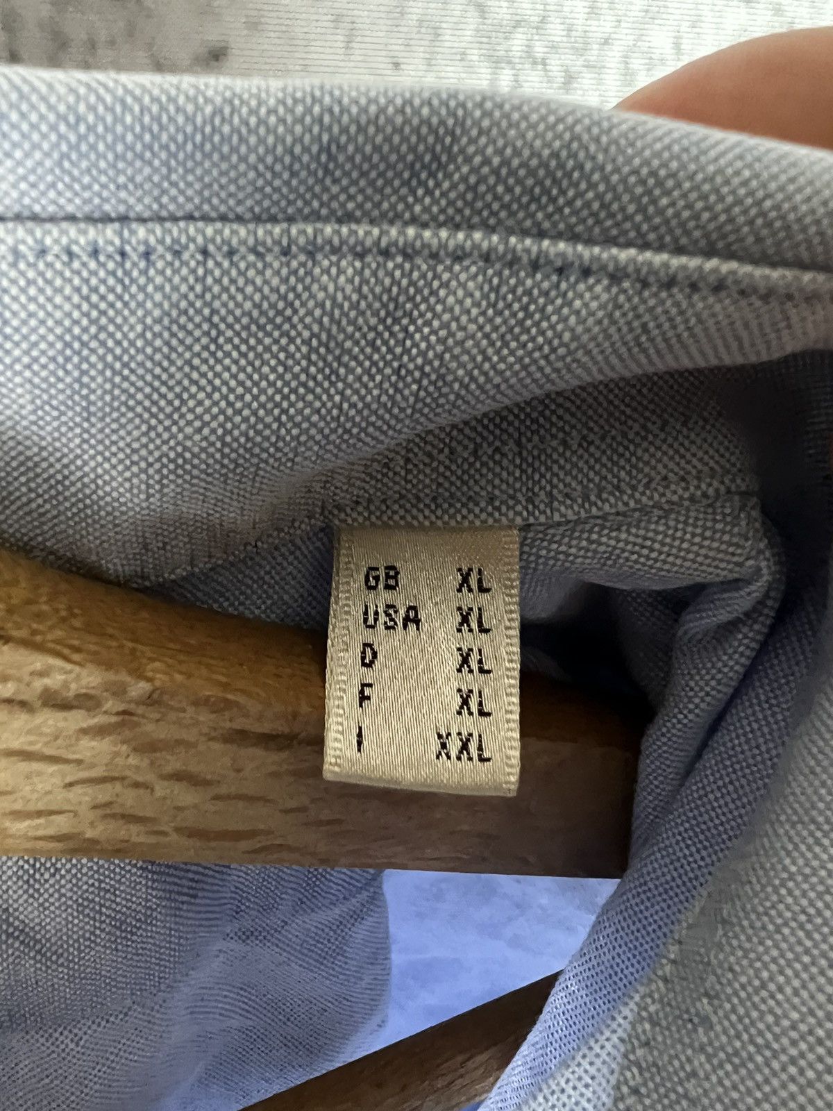 Burberry Vintage Thomas Burberry blue logo button up shirt Size US XL / EU 56 / 4 - 5 Thumbnail