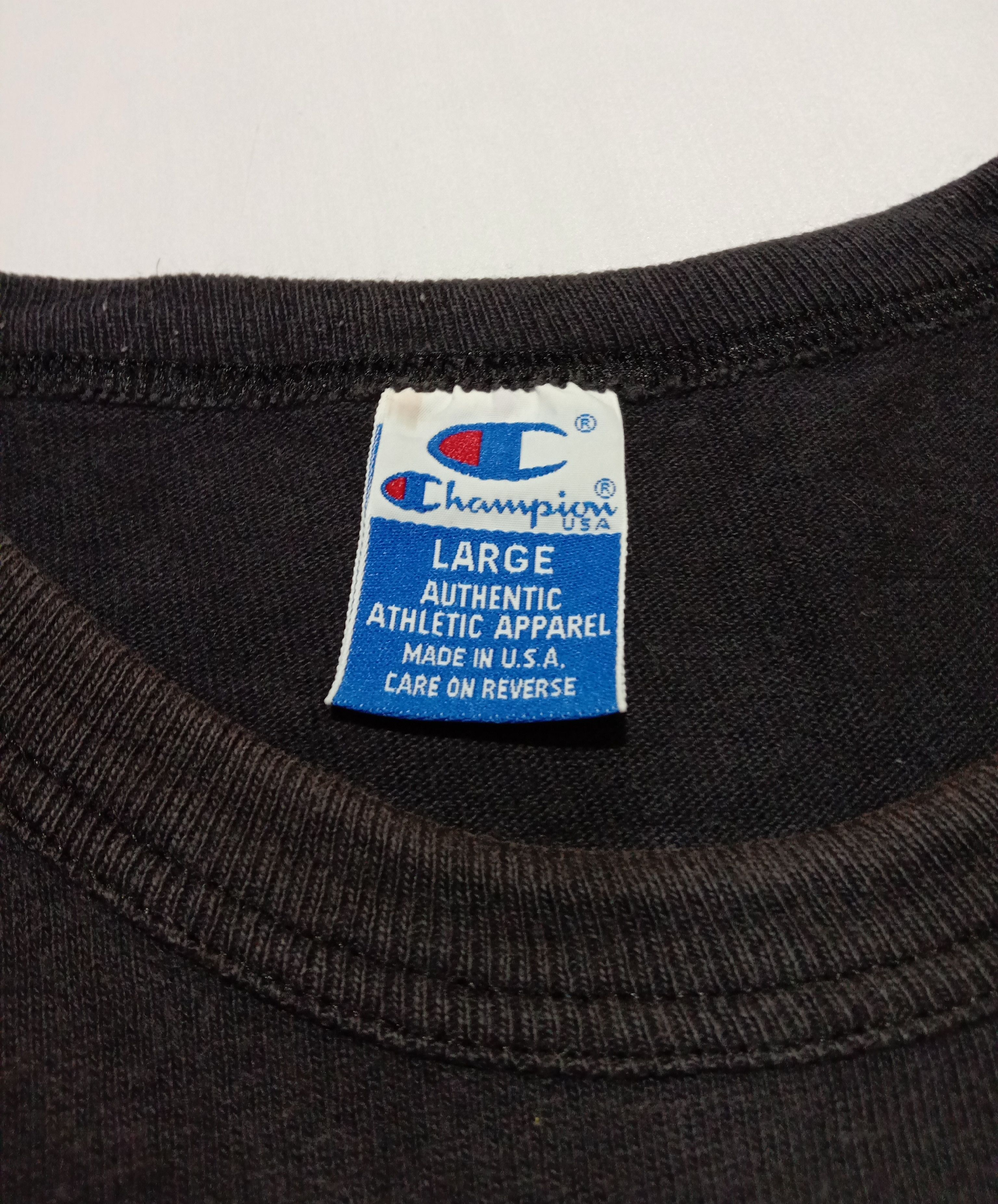 Champion Vintage Champion Tee Embroidery Logo Rayon Athletic Size US L / EU 52-54 / 3 - 4 Thumbnail