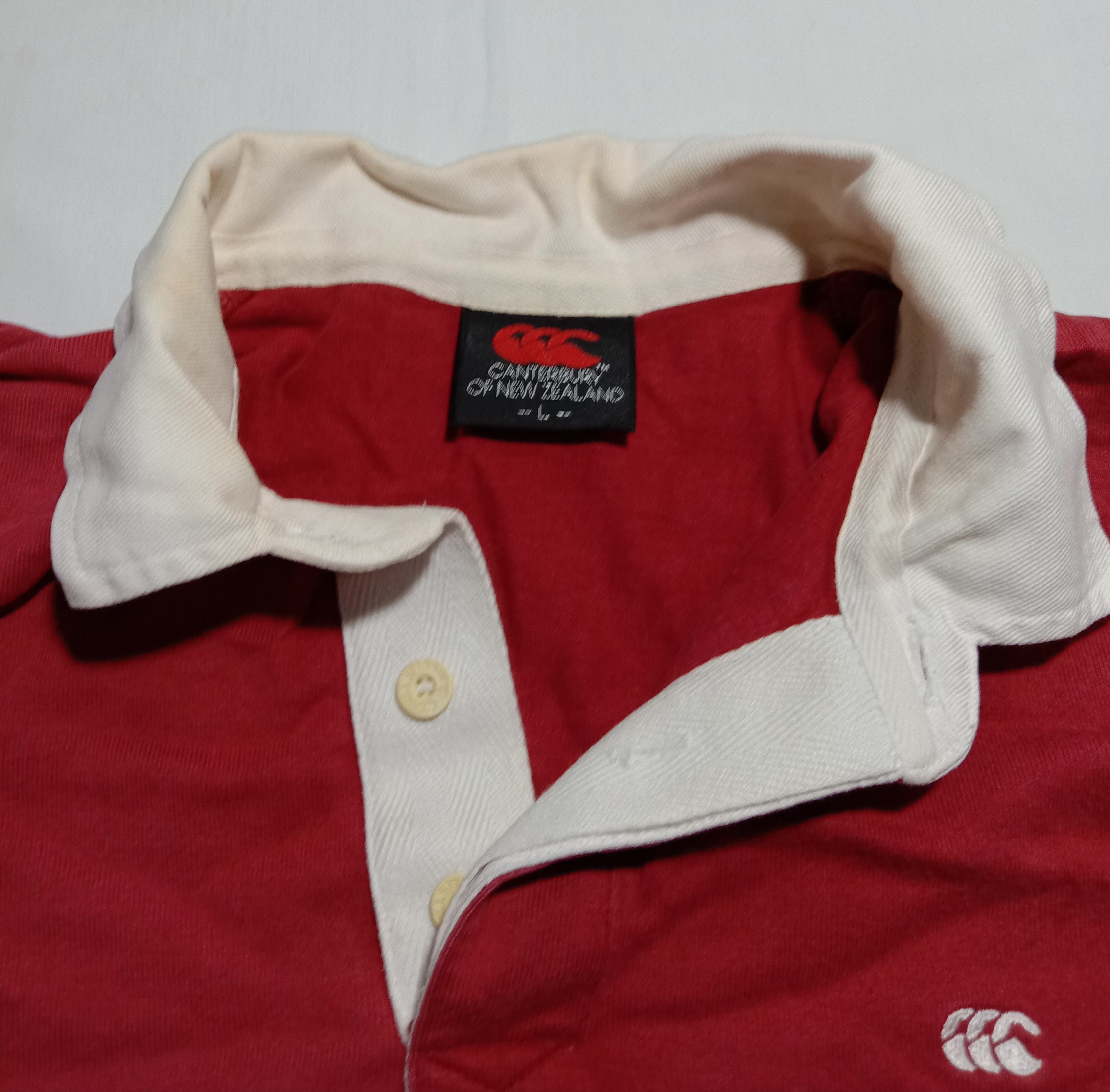 Canterbury of New Zealand × Vintage Vintage 90s Polos Canterbury Of New Zealand International Size US L / EU 52-54 / 3 - 4 Thumbnail
