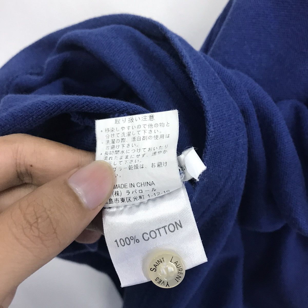 Yves Saint Laurent Vintage Yves Saint Laurent Polo Tee Size US L / EU 52-54 / 3 - 10 Thumbnail