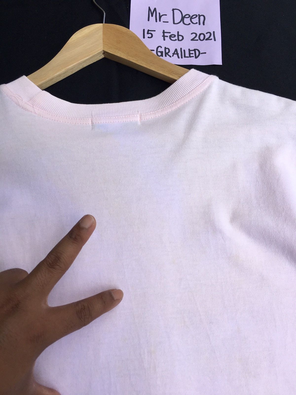 Yves Saint Laurent Vintage Rare YSL Yves Saint Laurent Biglogo Spellout Tshirt Size US L / EU 52-54 / 3 - 21 Thumbnail