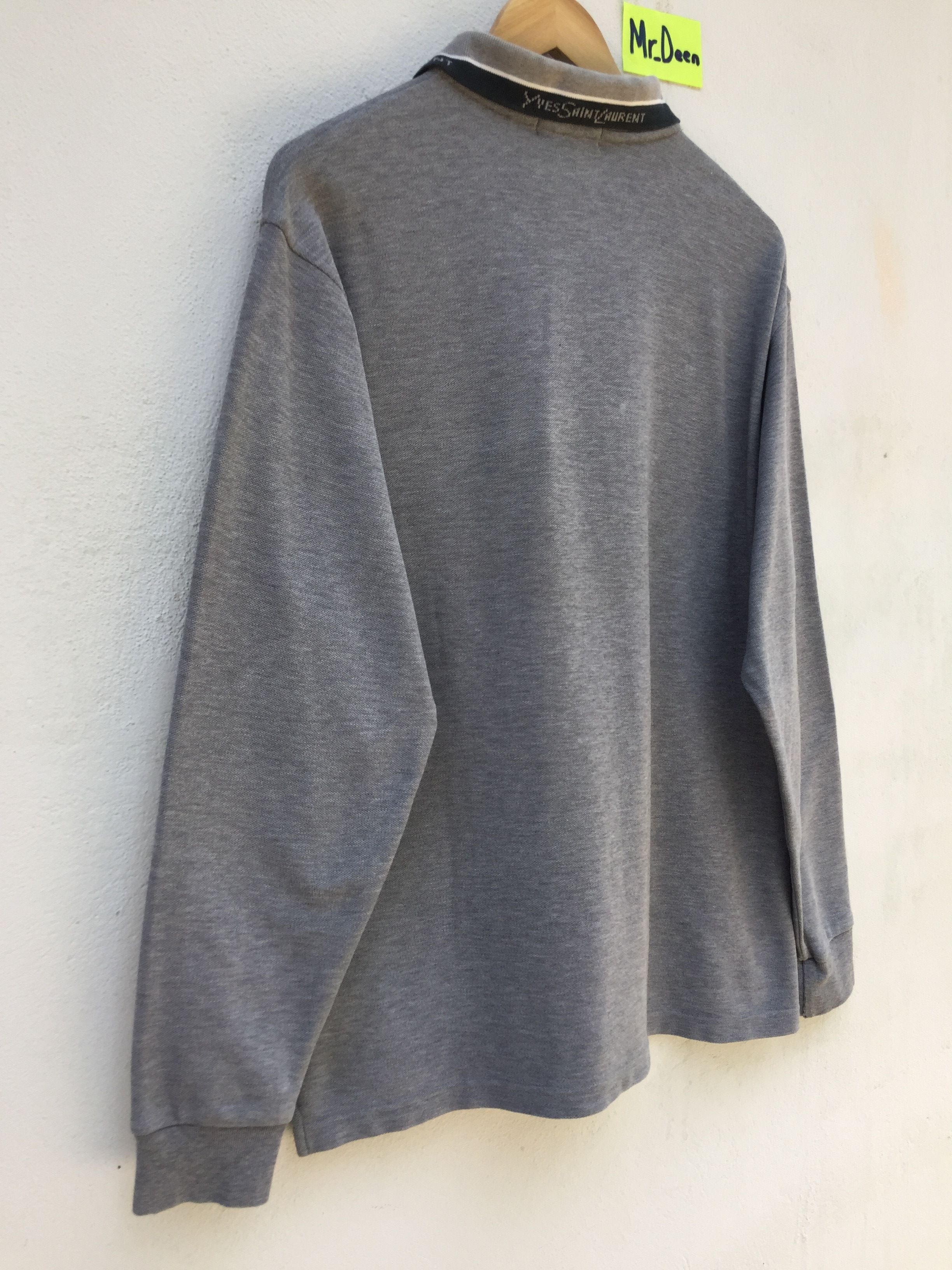 Yves Saint Laurent Vintage 90s YSL Pour Homme Polo Men Shirt Size US L / EU 52-54 / 3 - 10 Thumbnail