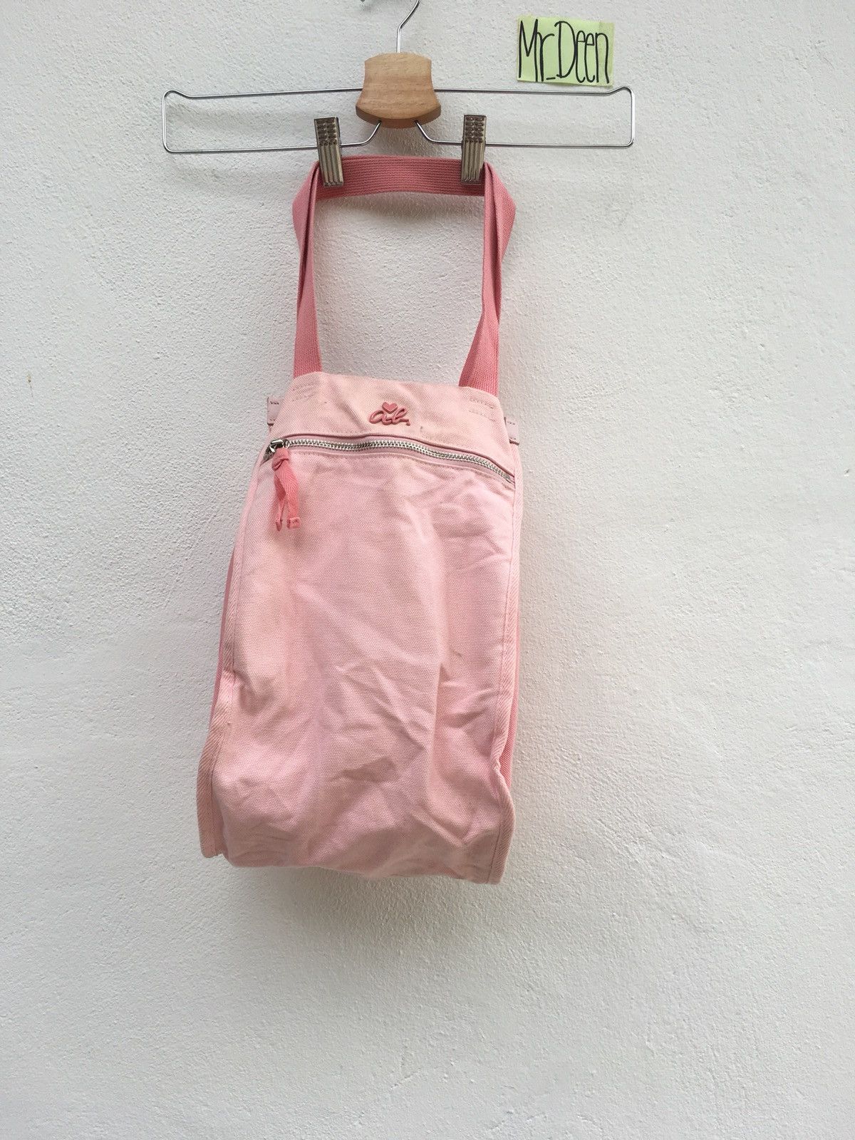 agnes b. Agnes B. Pink Canvas Two-way Wear Tote Bag Size ONE SIZE - 6 Thumbnail