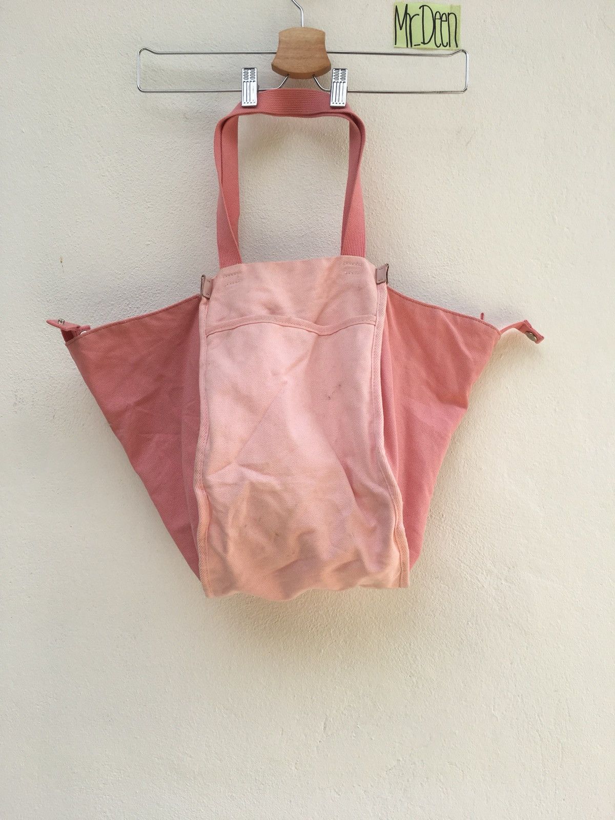 agnes b. Agnes B. Pink Canvas Two-way Wear Tote Bag Size ONE SIZE - 3 Thumbnail
