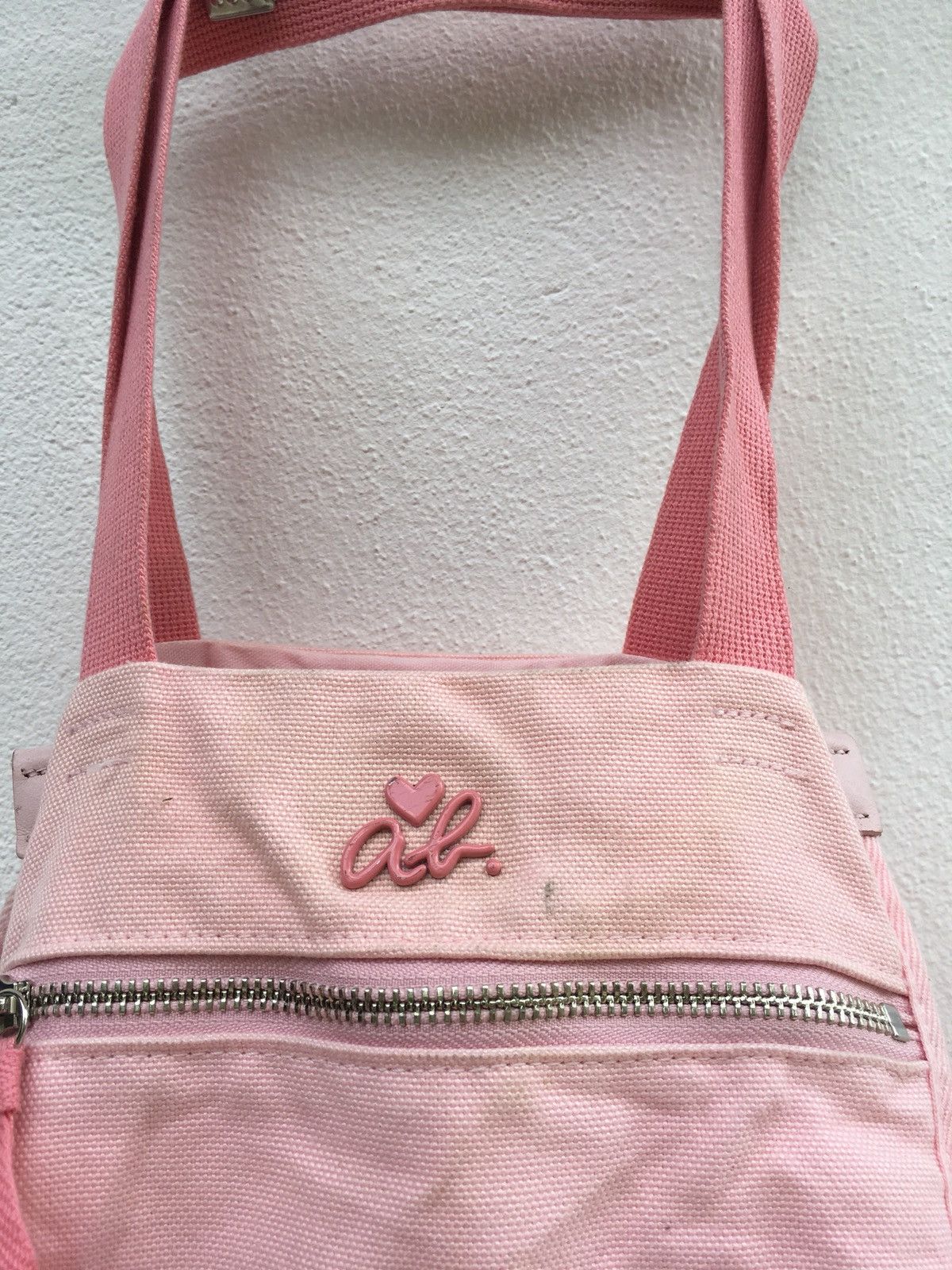 agnes b. Agnes B. Pink Canvas Two-way Wear Tote Bag Size ONE SIZE - 5 Thumbnail