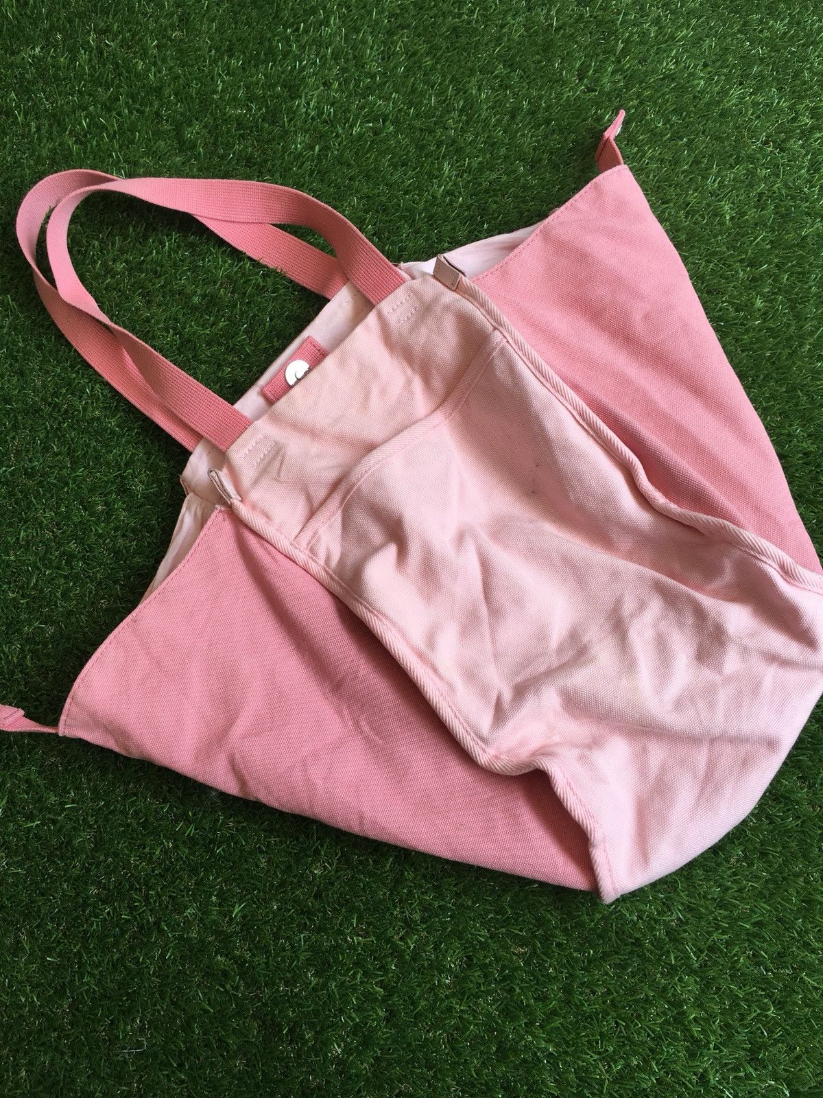 agnes b. Agnes B. Pink Canvas Two-way Wear Tote Bag Size ONE SIZE - 12 Thumbnail