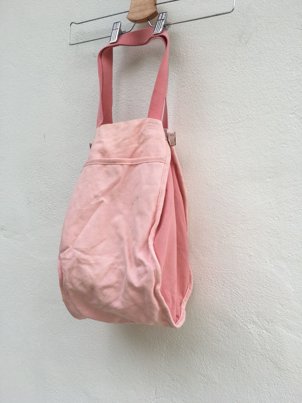 agnes b. Agnes B. Pink Canvas Two-way Wear Tote Bag Size ONE SIZE - 10 Thumbnail