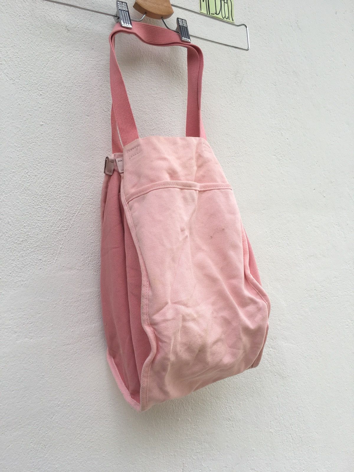 agnes b. Agnes B. Pink Canvas Two-way Wear Tote Bag Size ONE SIZE - 11 Thumbnail