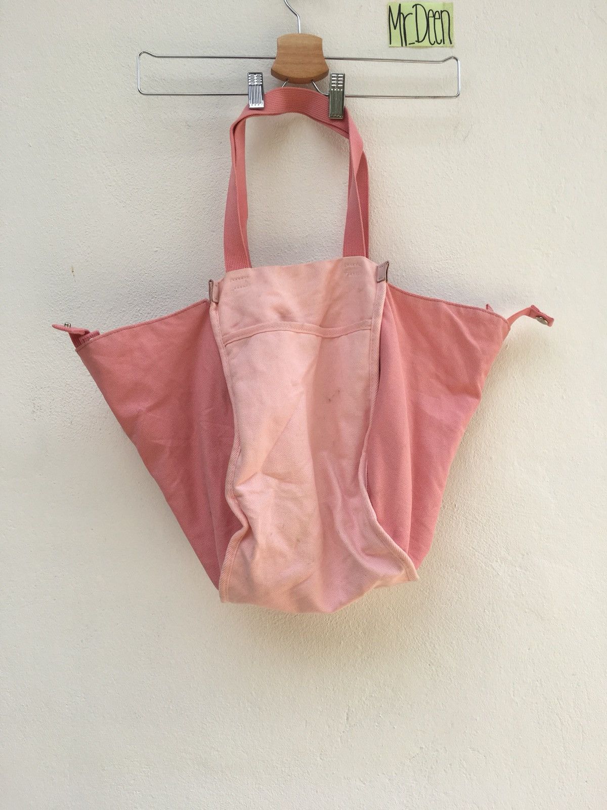 agnes b. Agnes B. Pink Canvas Two-way Wear Tote Bag Size ONE SIZE - 4 Thumbnail