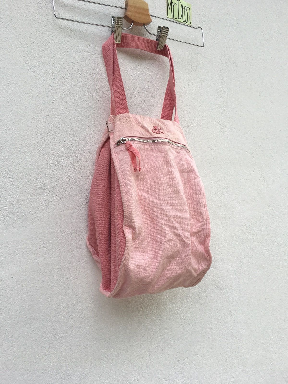 agnes b. Agnes B. Pink Canvas Two-way Wear Tote Bag Size ONE SIZE - 7 Thumbnail