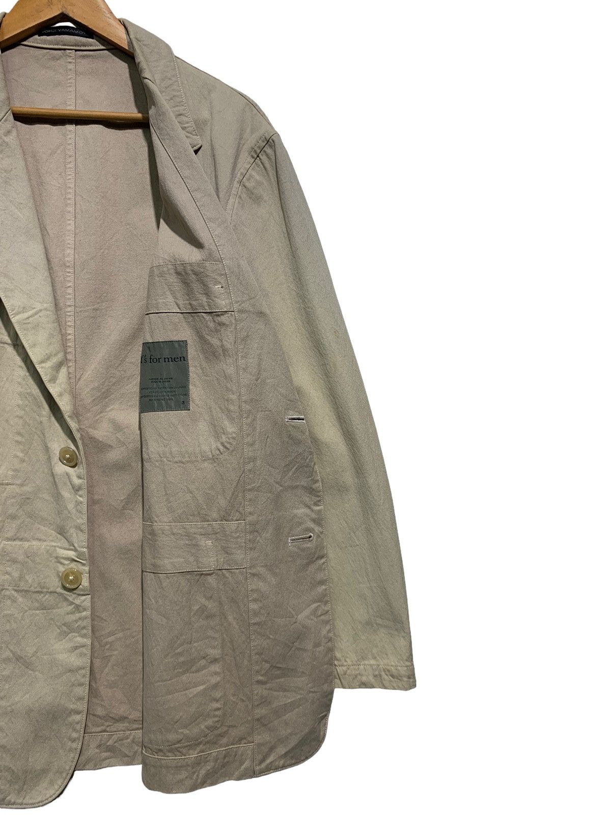 Yohji Yamamoto 🔥Y’S FOR MEN HEAVY COTTON JACKETS Size US L / EU 52-54 / 3 - 3 Thumbnail