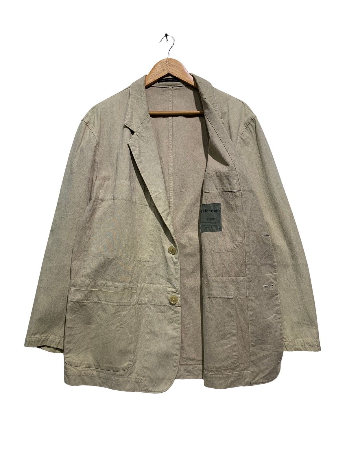 Yohji Yamamoto 🔥Y’S FOR MEN HEAVY COTTON JACKETS Size US L / EU 52-54 / 3 - 1 Thumbnail