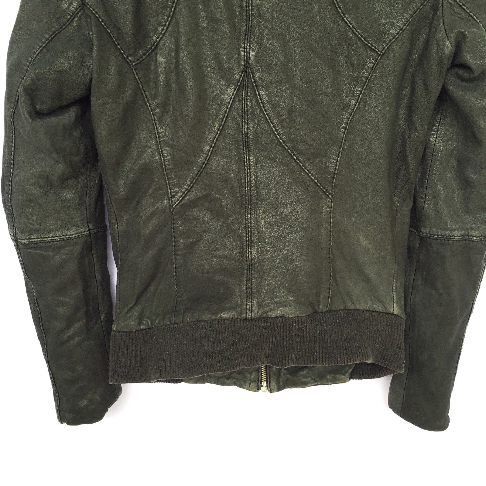 The Viridi-anne SICK🔥Oakwood Leather Biker Zipper Jacket Size US XS / EU 42 / 0 - 7 Thumbnail