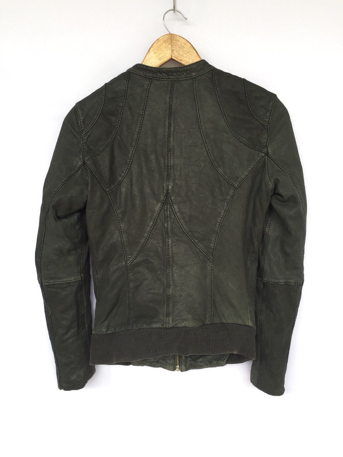 The Viridi-anne SICK🔥Oakwood Leather Biker Zipper Jacket Size US XS / EU 42 / 0 - 6 Thumbnail